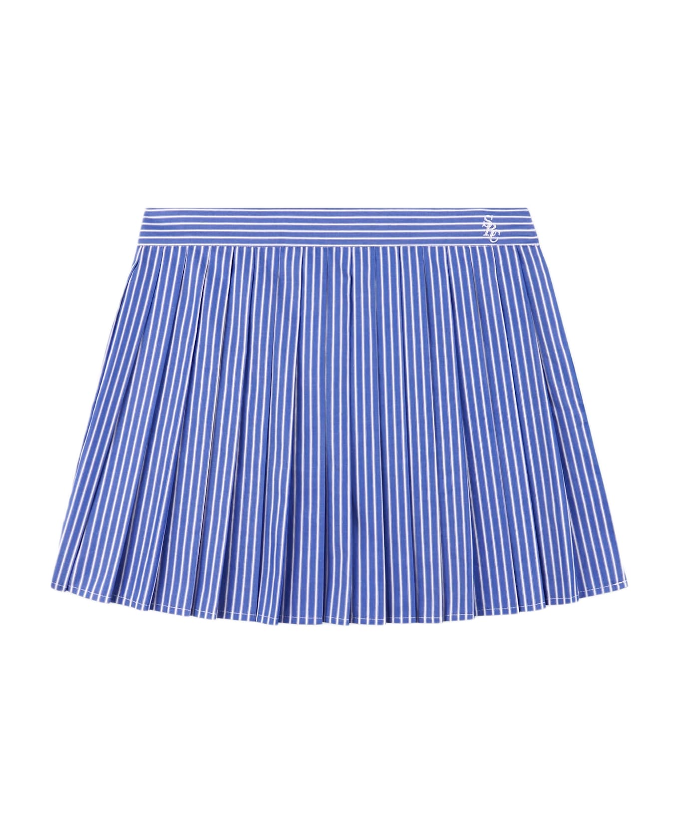 Sporty 
Rich Src Anae Skirt - Blue Striped
