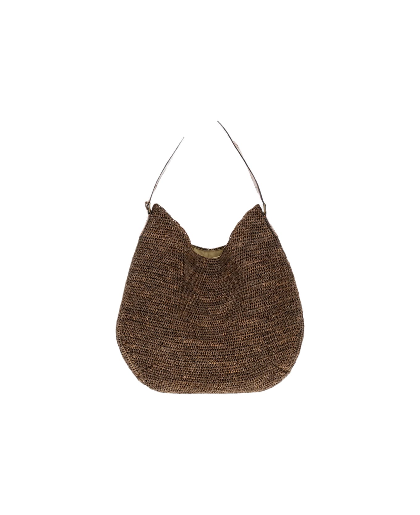Ibeliv Raffia Tote Bag - Brown