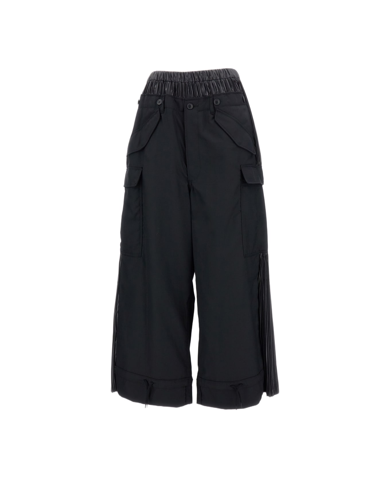 Junya Watanabe Cargo Baggy Trousers - Black
