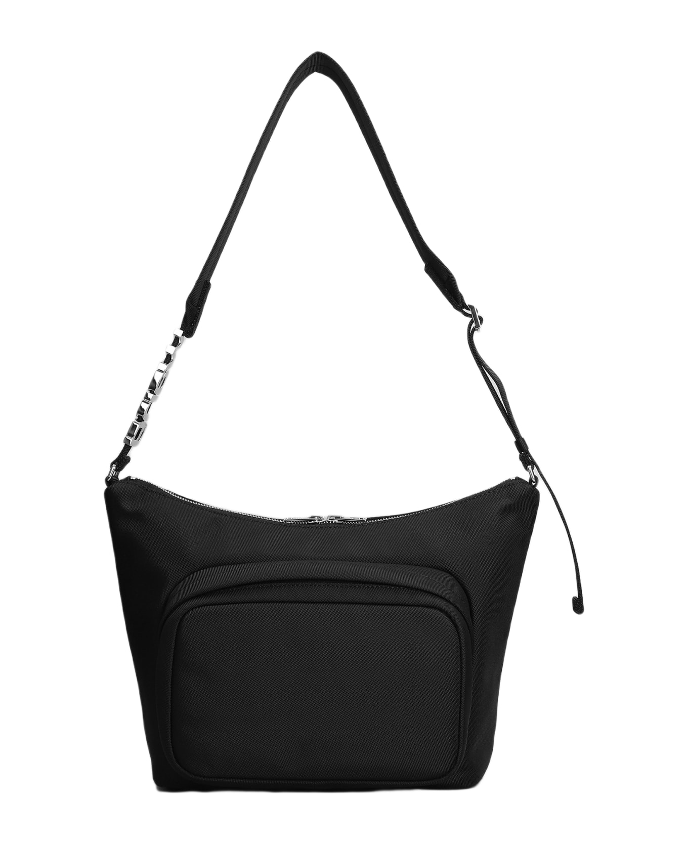 Alexander Wang Heiress Sport Large Shoulder Bag In Black Nylon - black