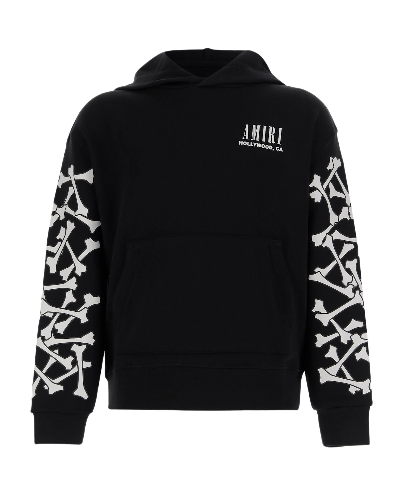 AMIRI Cotton Sweatshirt With Print And Logo - Black