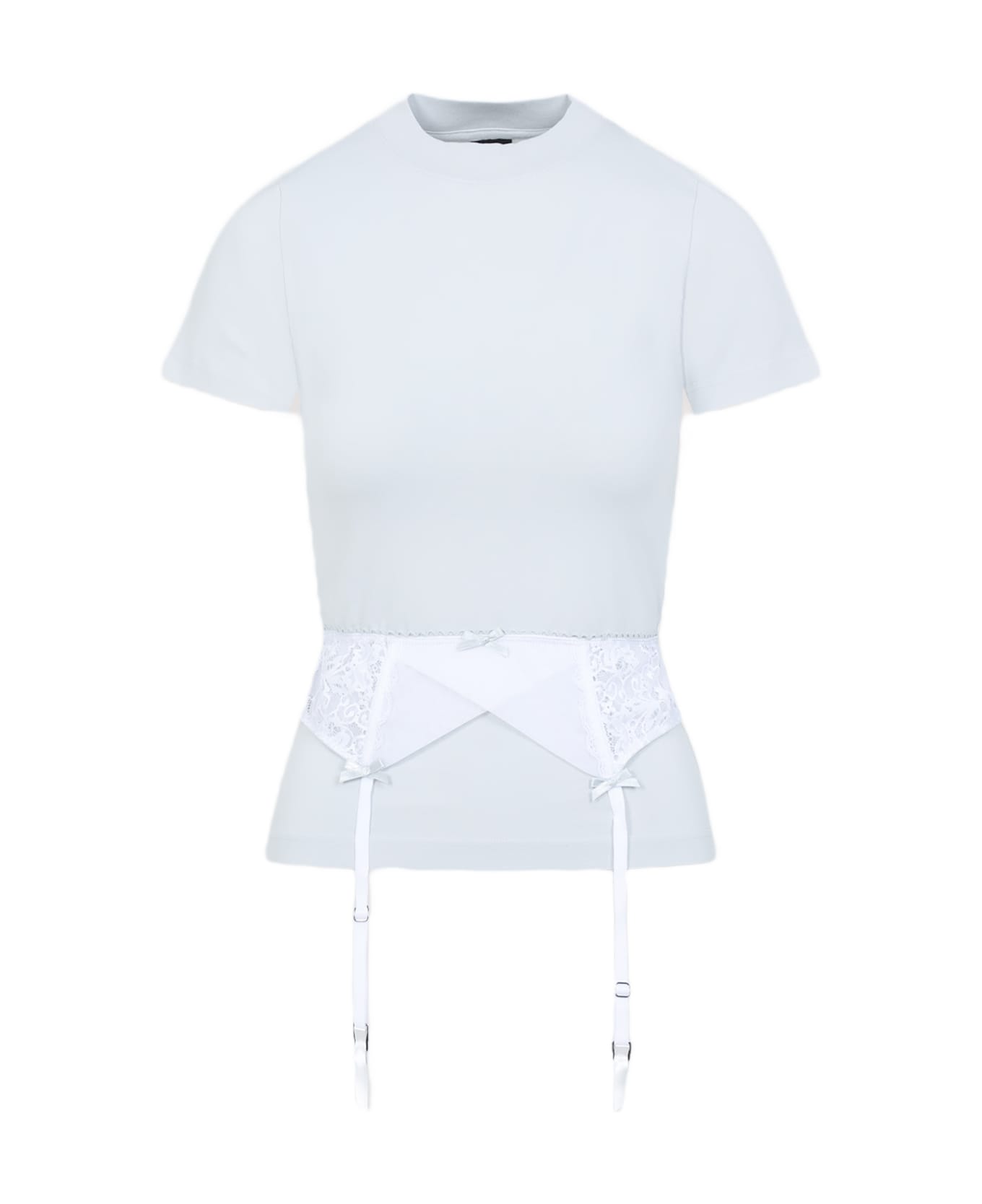 Balenciaga Lingerie T-shirt - Dirty White