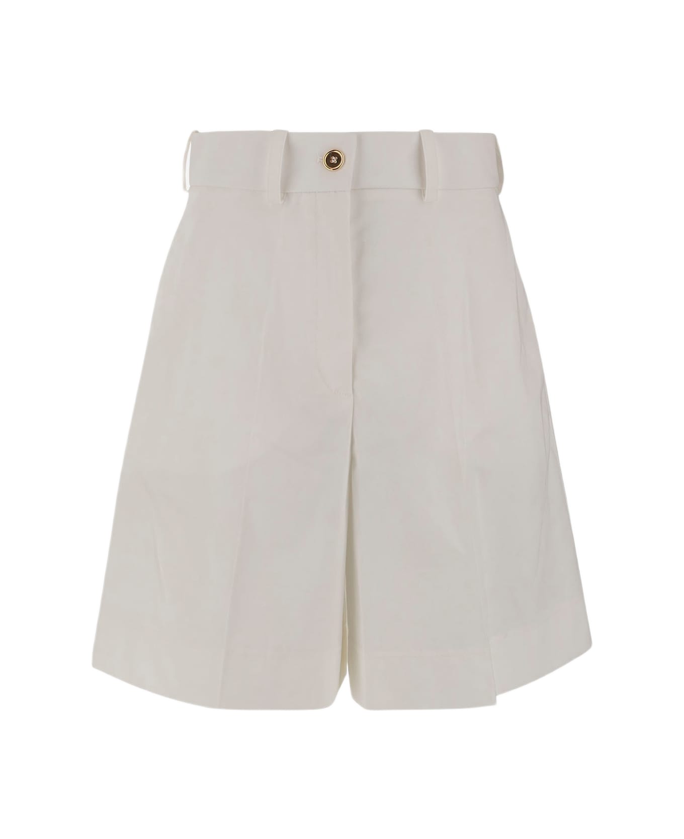 Patou Cotton Shorts - White