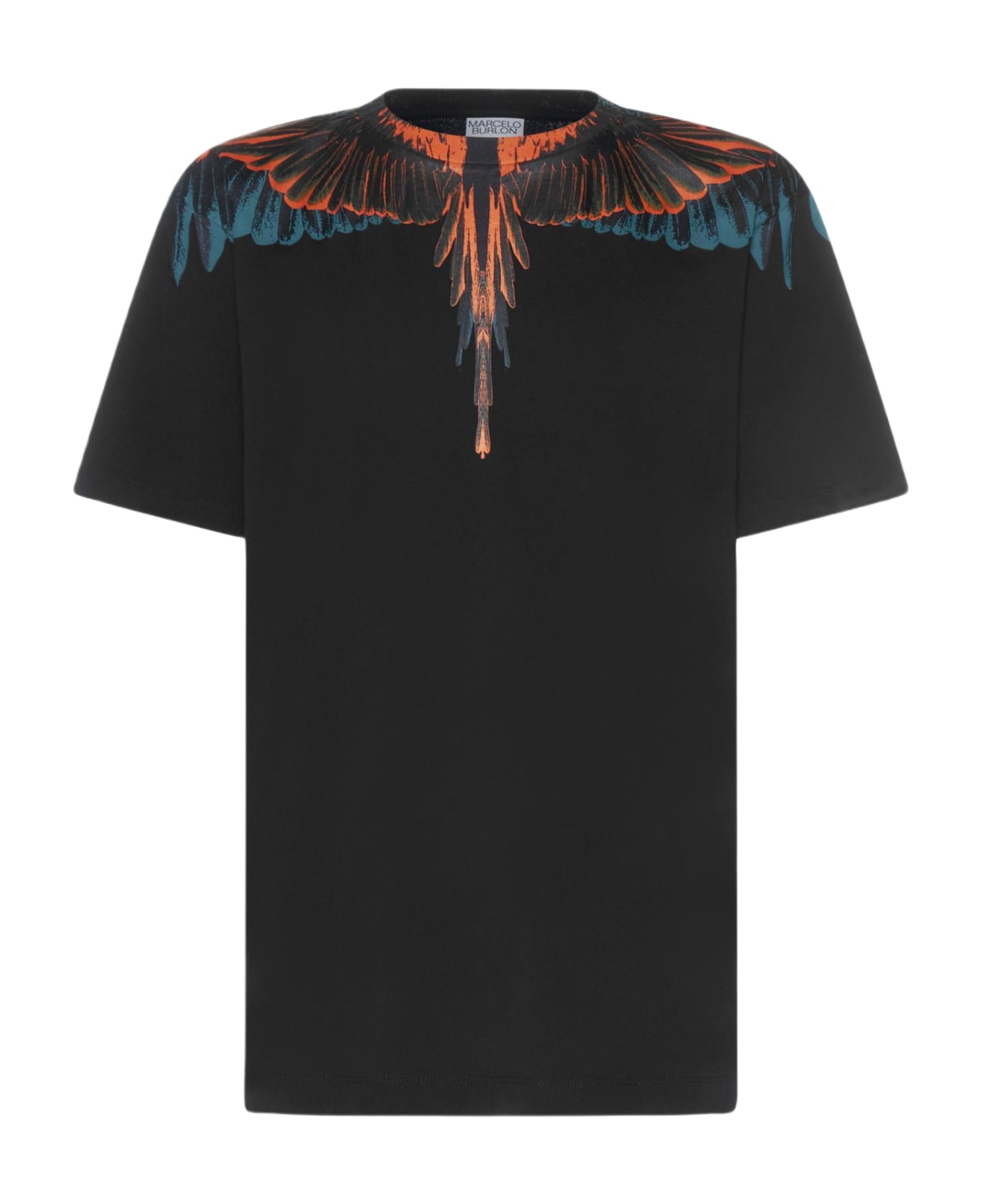 Marcelo Burlon Icon Wings Cotton T-shirt - Black シャツ