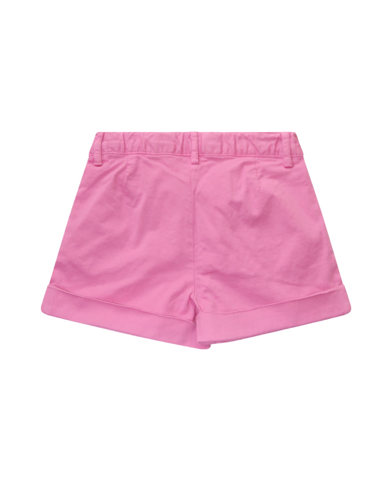 Il Gufo Bright Pink Cotton Shorts - ROSA CANINA