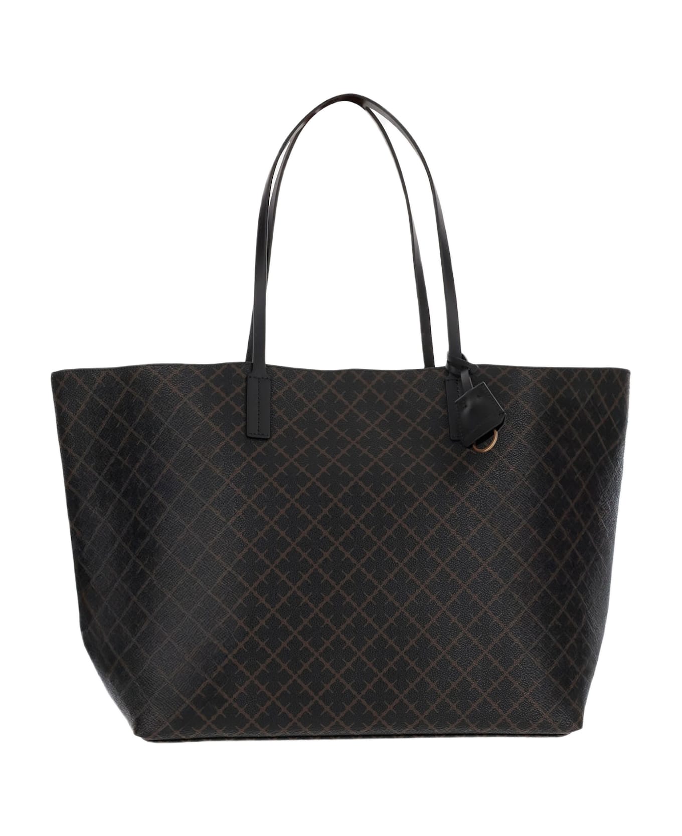 By Malene Birger Abi Floral Print Tote Bag - Marrone scuro