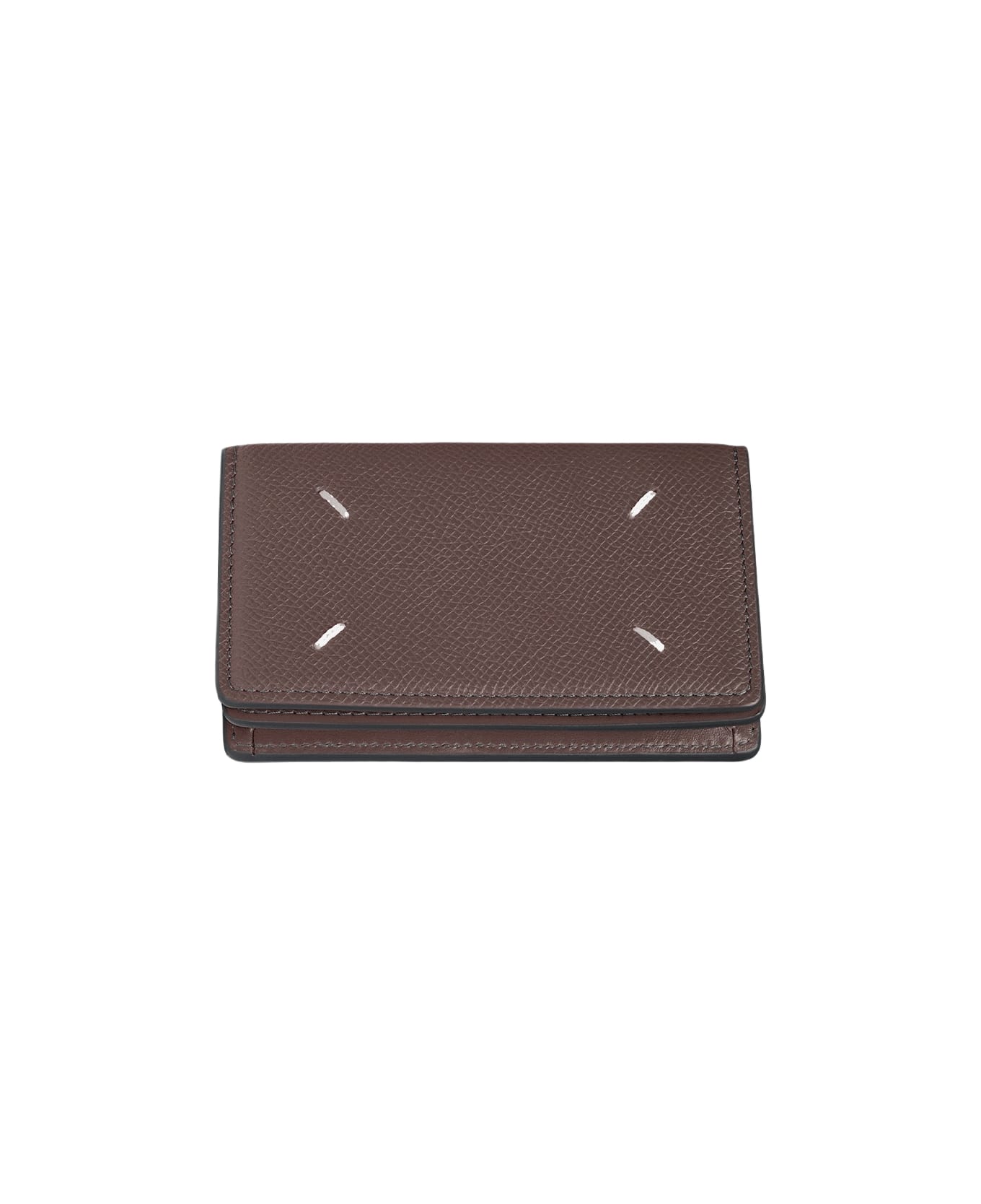 Maison Margiela Leather Card Holder - Brown