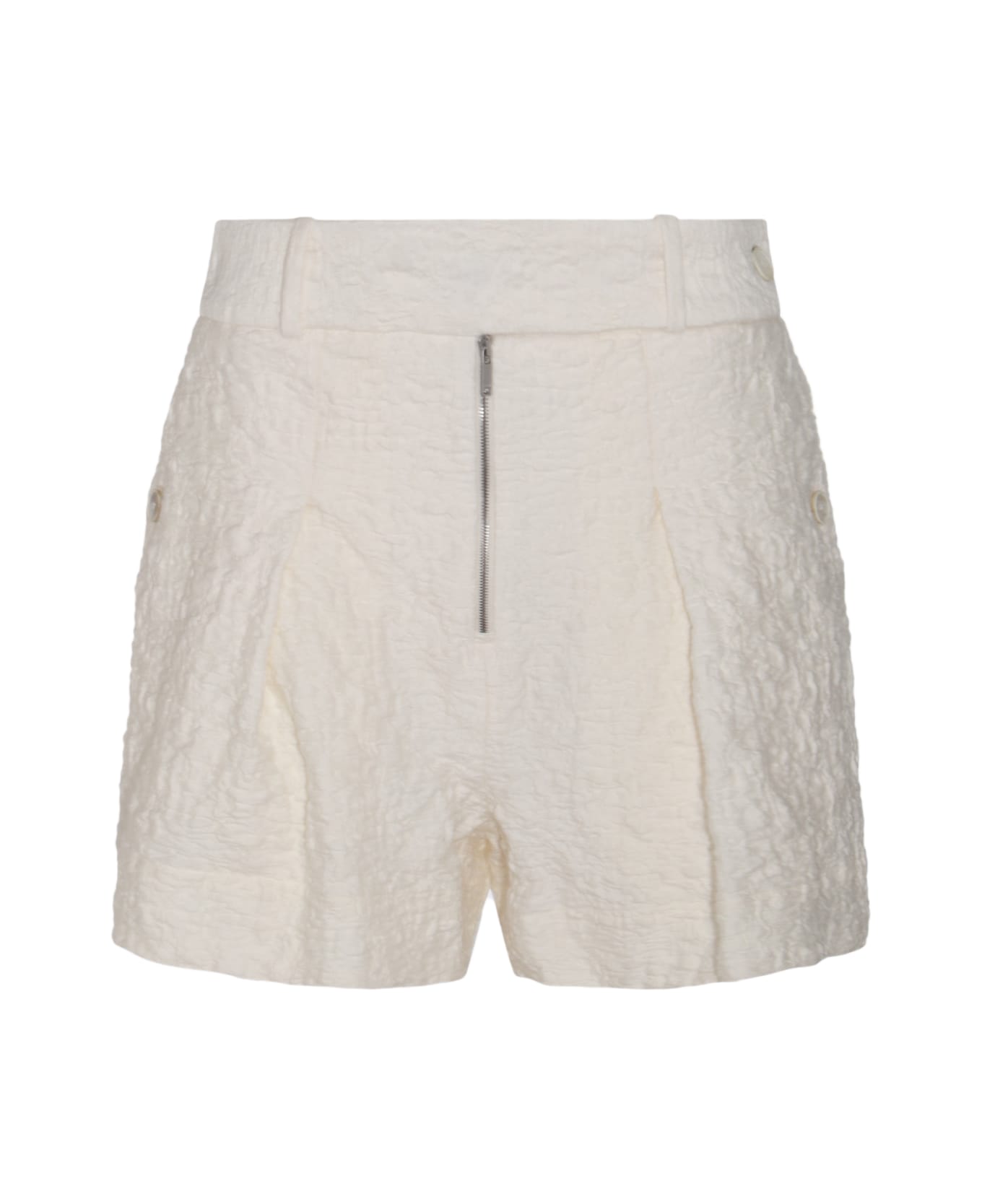 Jil Sander Porcelain Cotton Shorts - Panna