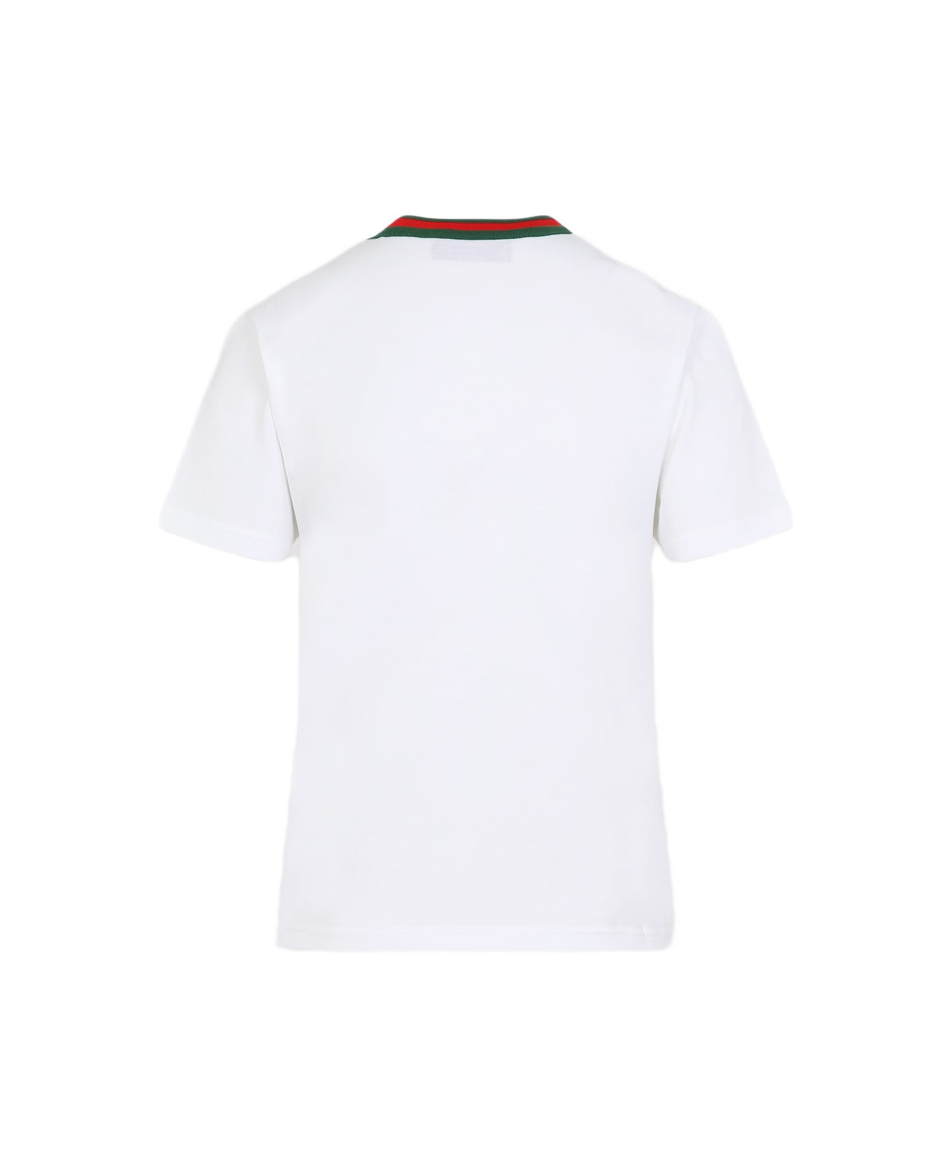 Gucci Web Detail T-shirt - White Mix