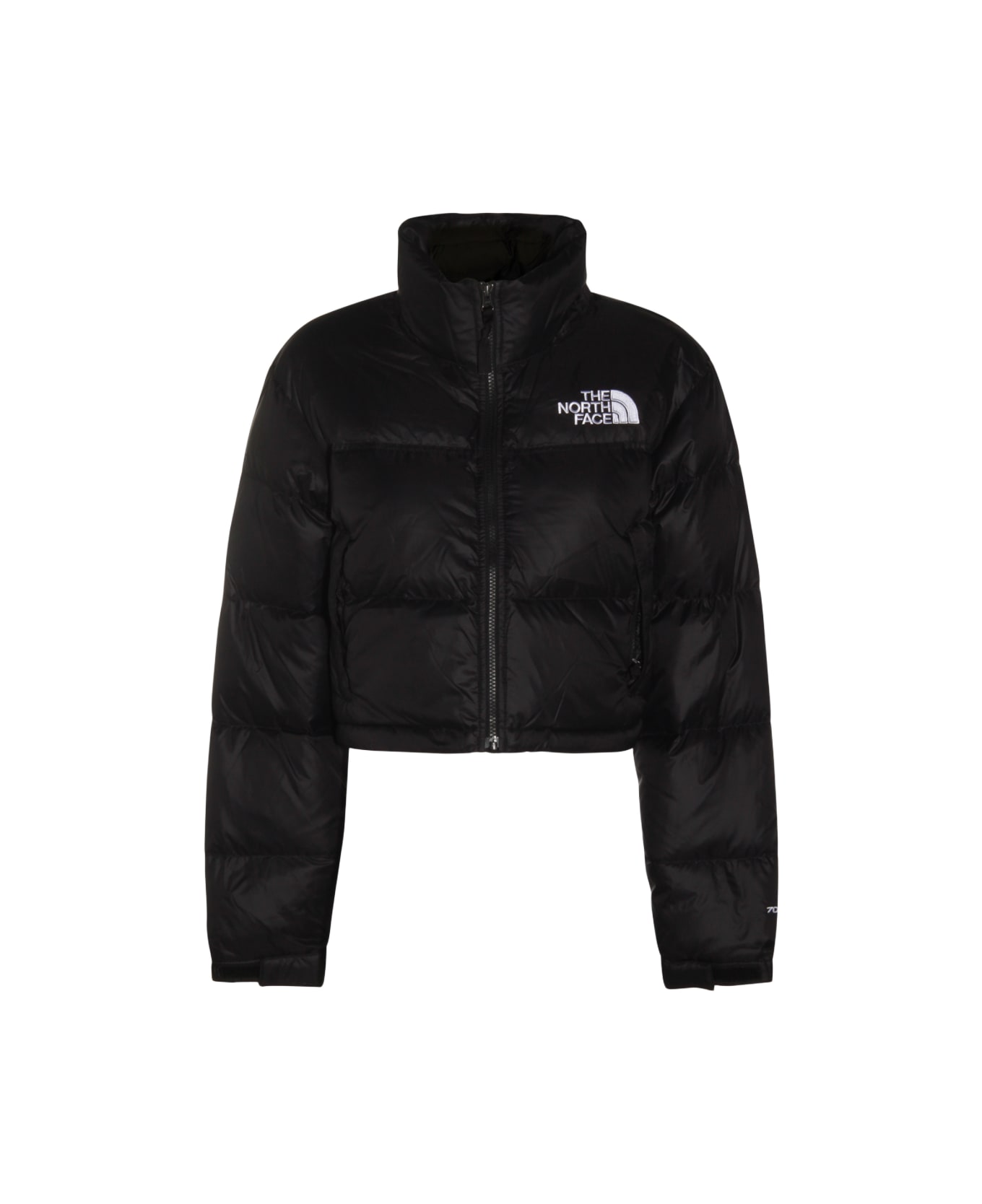 The North Face Black Nylon Down Jacket - Black