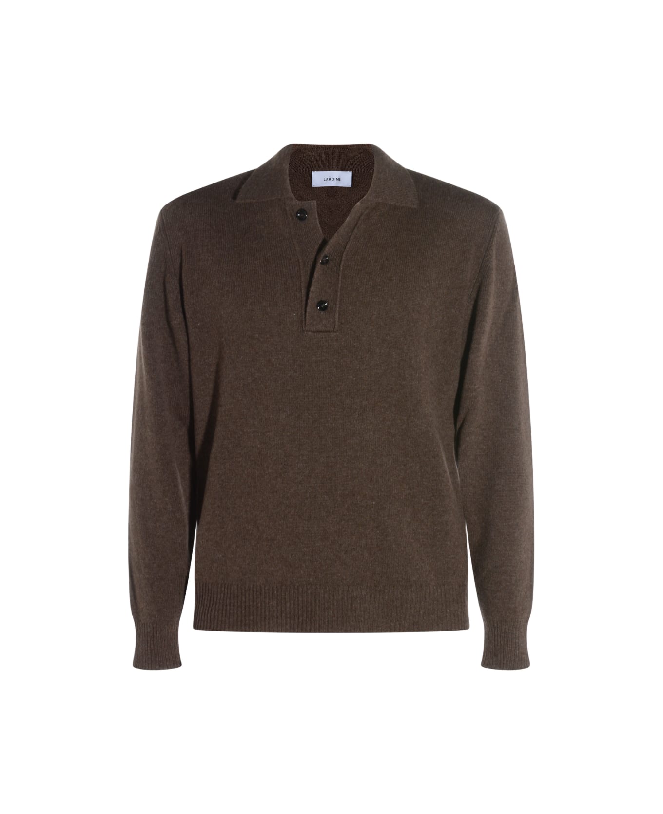 Lardini Brown Wool Knitwear - Cioccolato