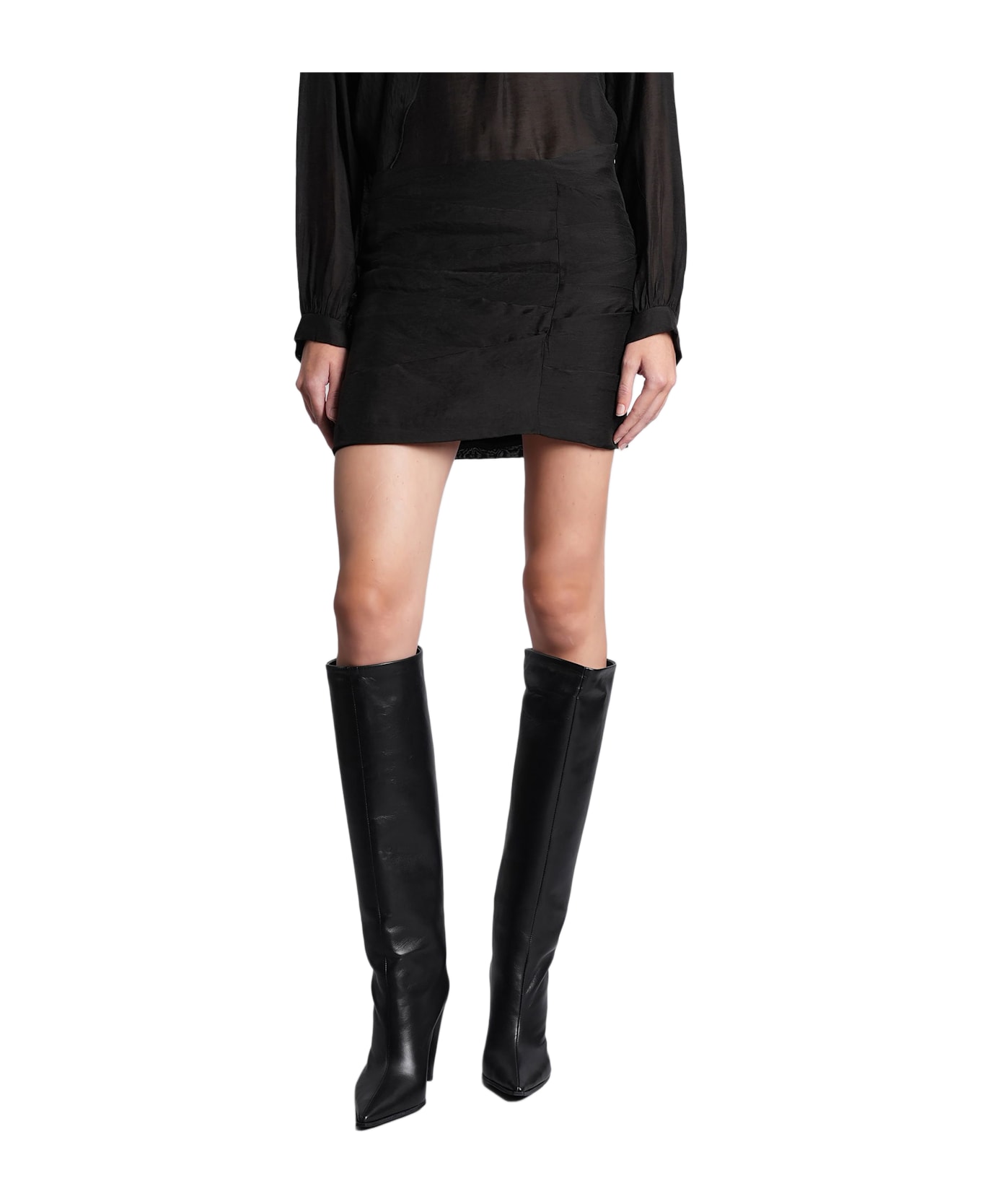 IRO Naela Skirt In Black Polyester - black