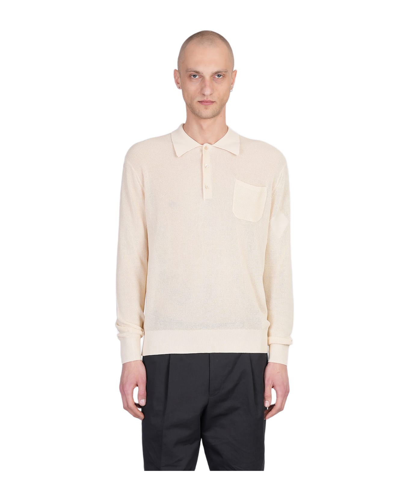 Ballantyne Polo In Yellow Cotton - yellow