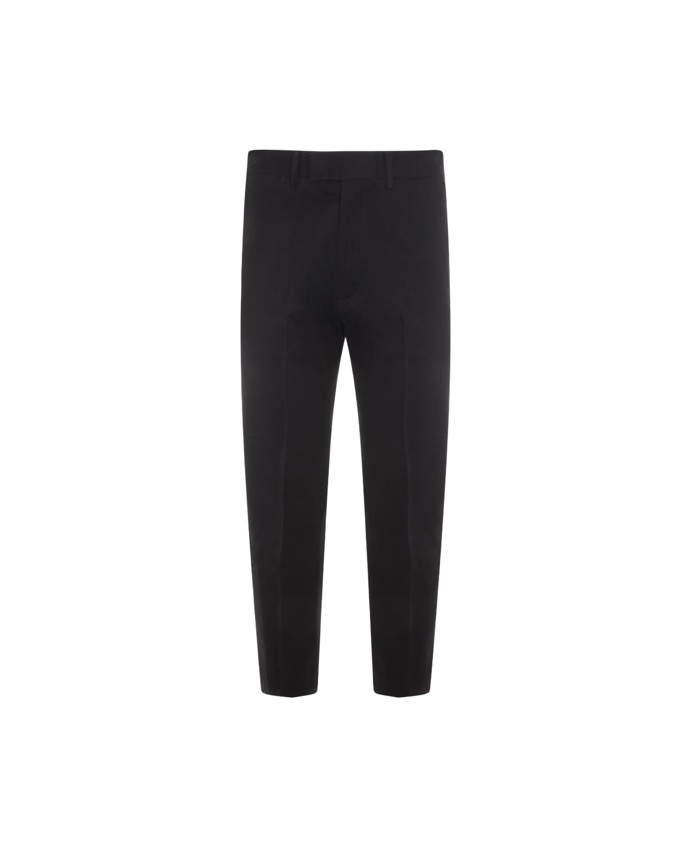 Tom Ford Black Cotton Pants - Black