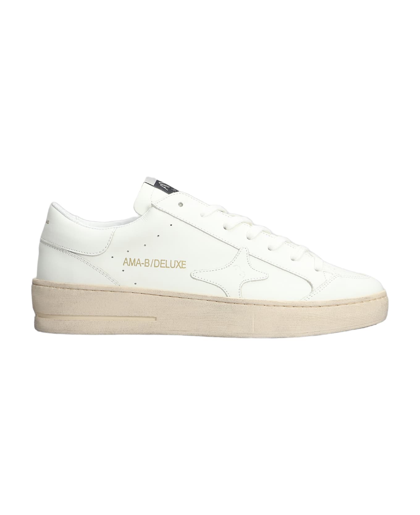AMA-BRAND Sneakers In White Leather - white