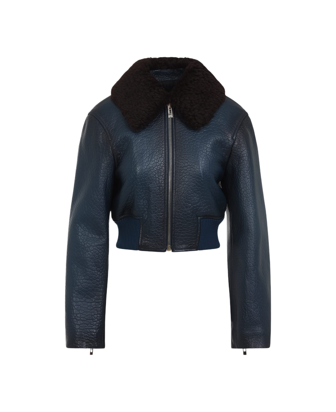 Alaia Alaïa Aviator Jacket - Cobalt