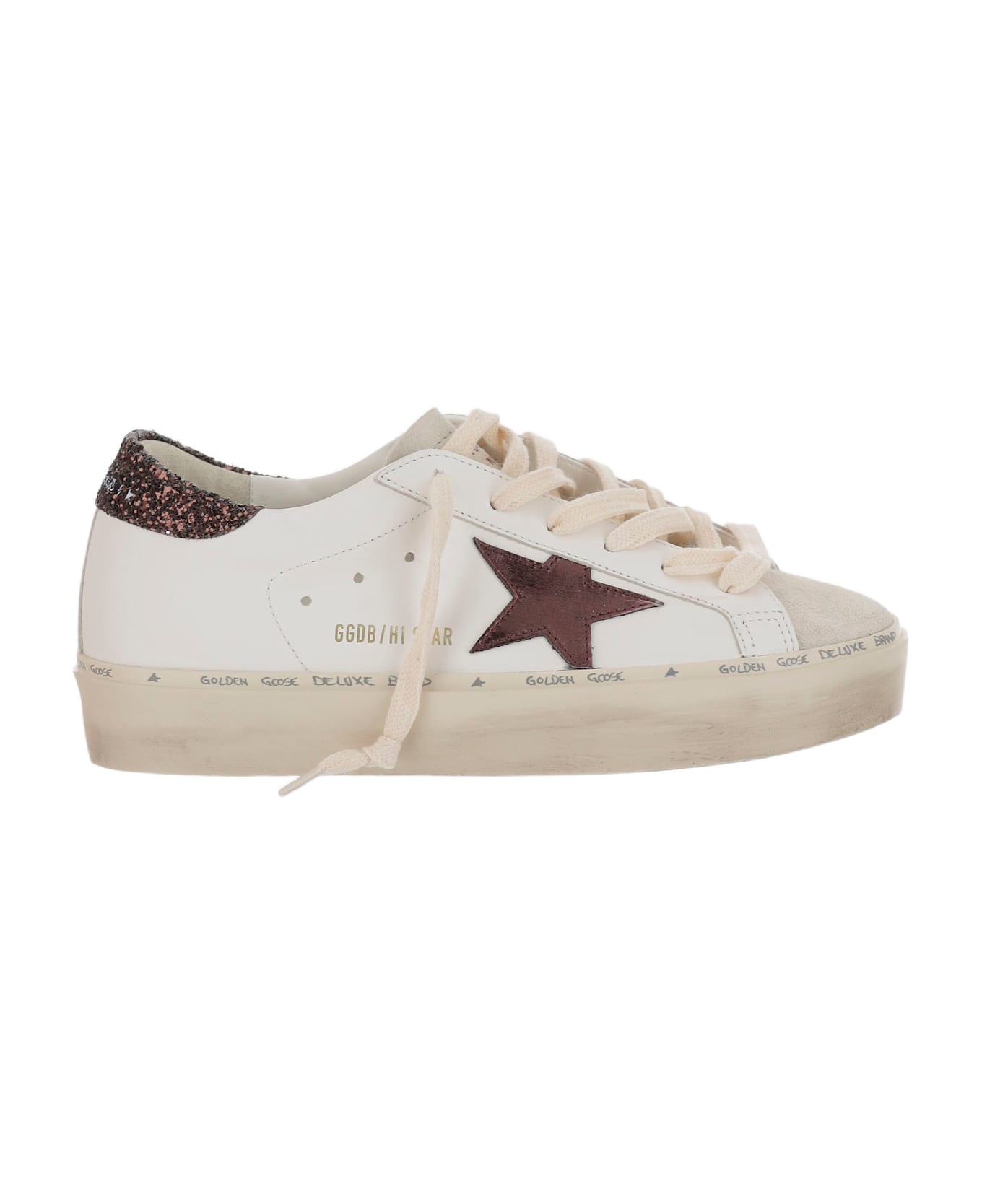 Golden Goose Ball Star Leather Sneakers - Brown