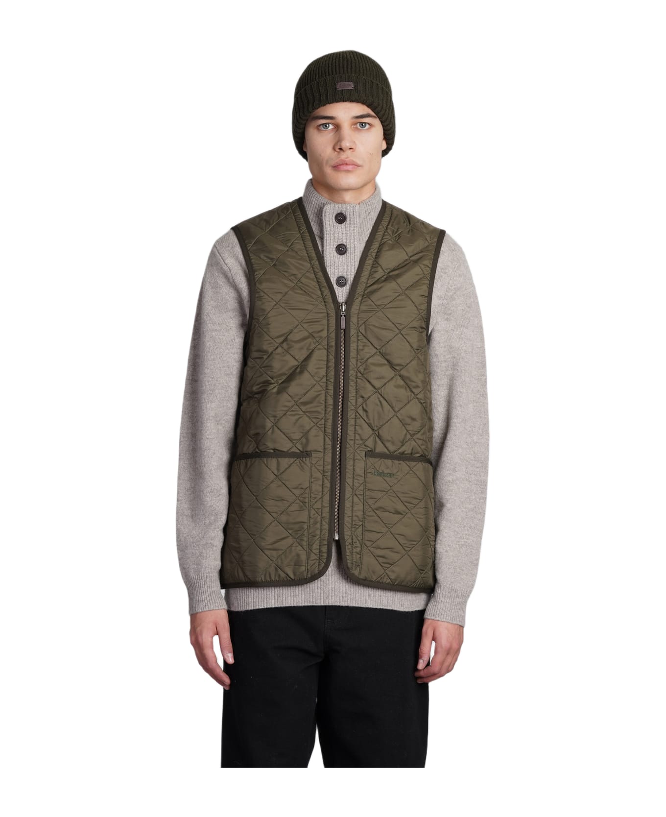 Barbour Vest In Green Polyamide - Green