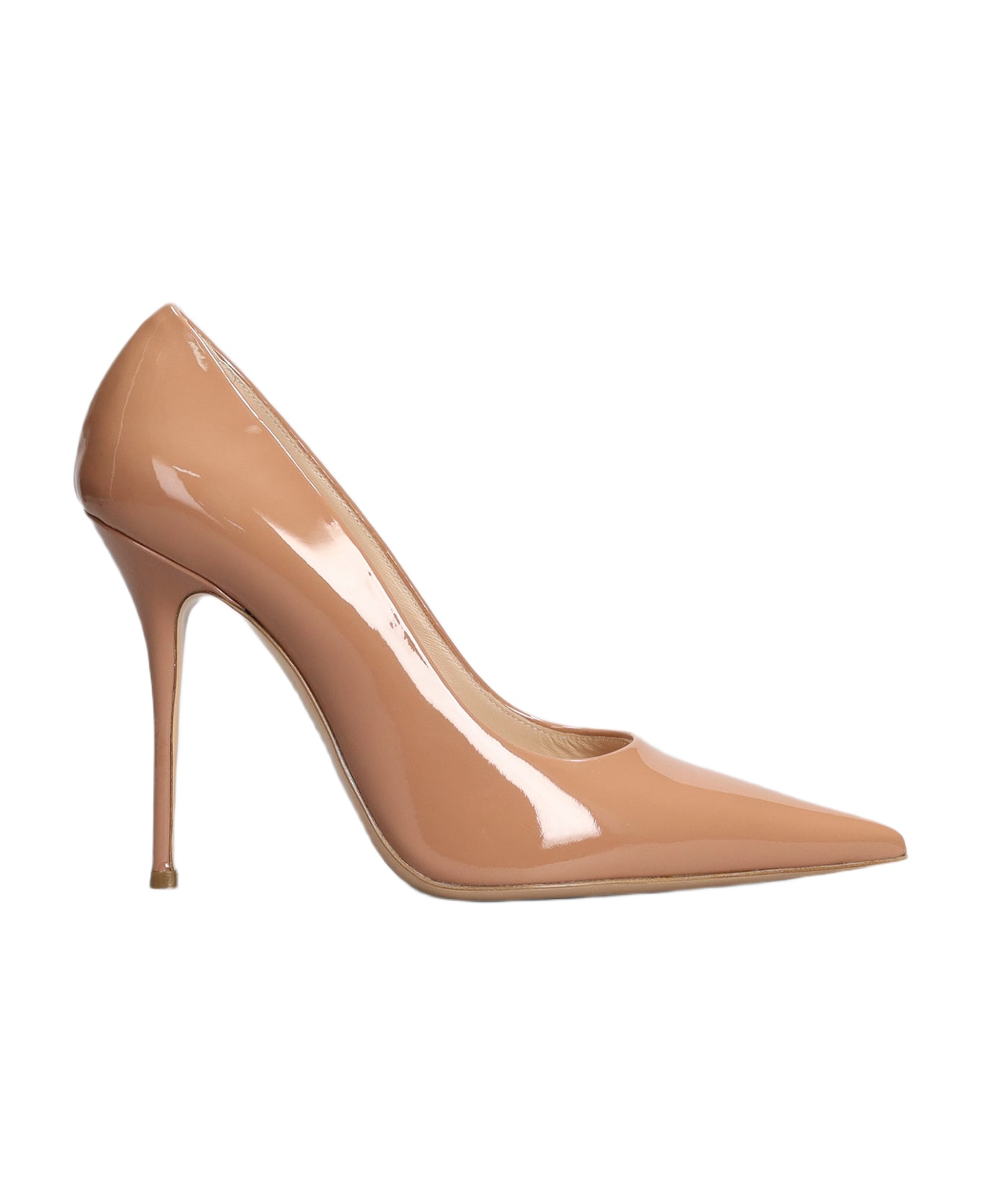 Casadei Pumps In Powder Patent Leather - powder ハイヒール