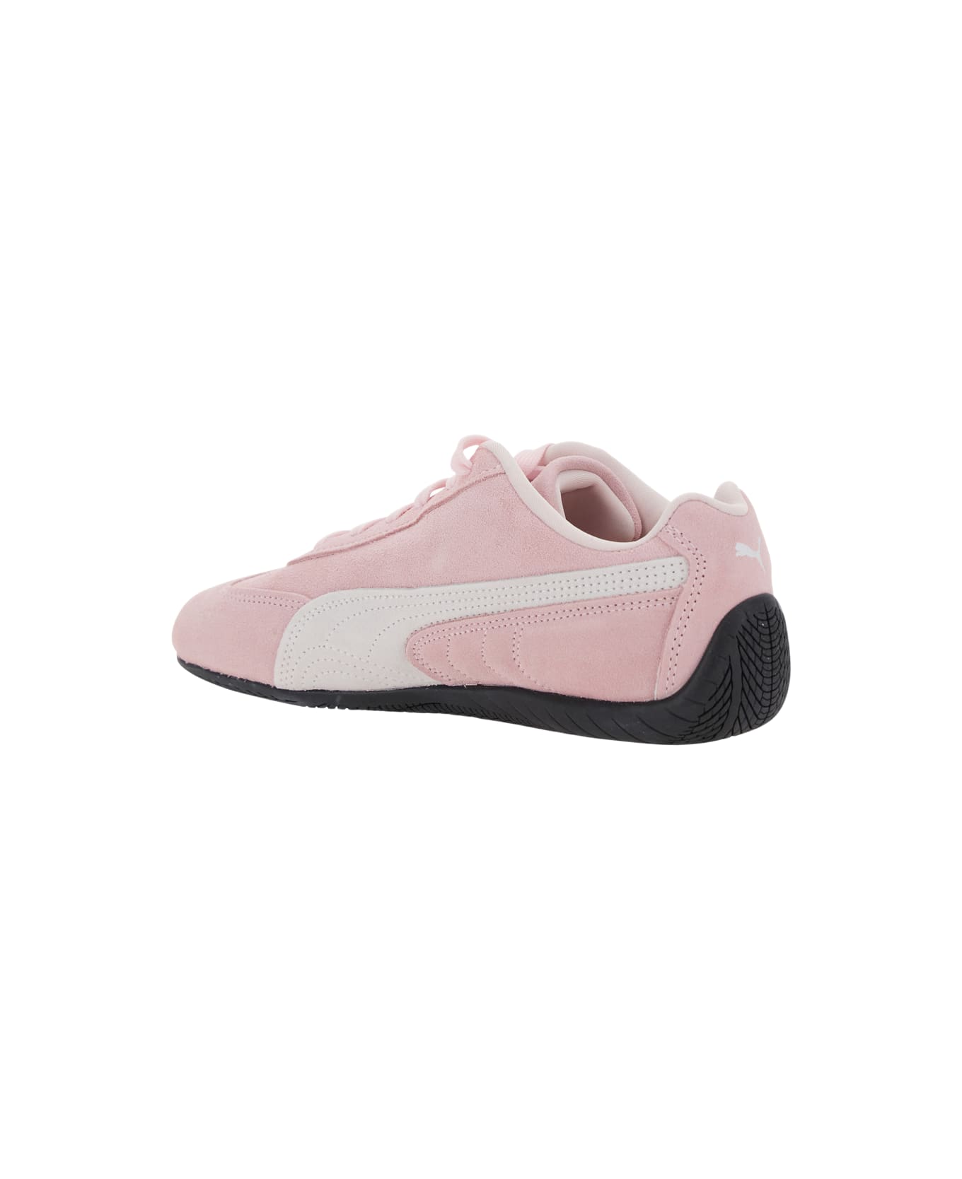 Puma 
speedcat
 Pink Sneakers With Logo Print On The Side And Logo Lettering On The Side In Suede Unisex - Pink