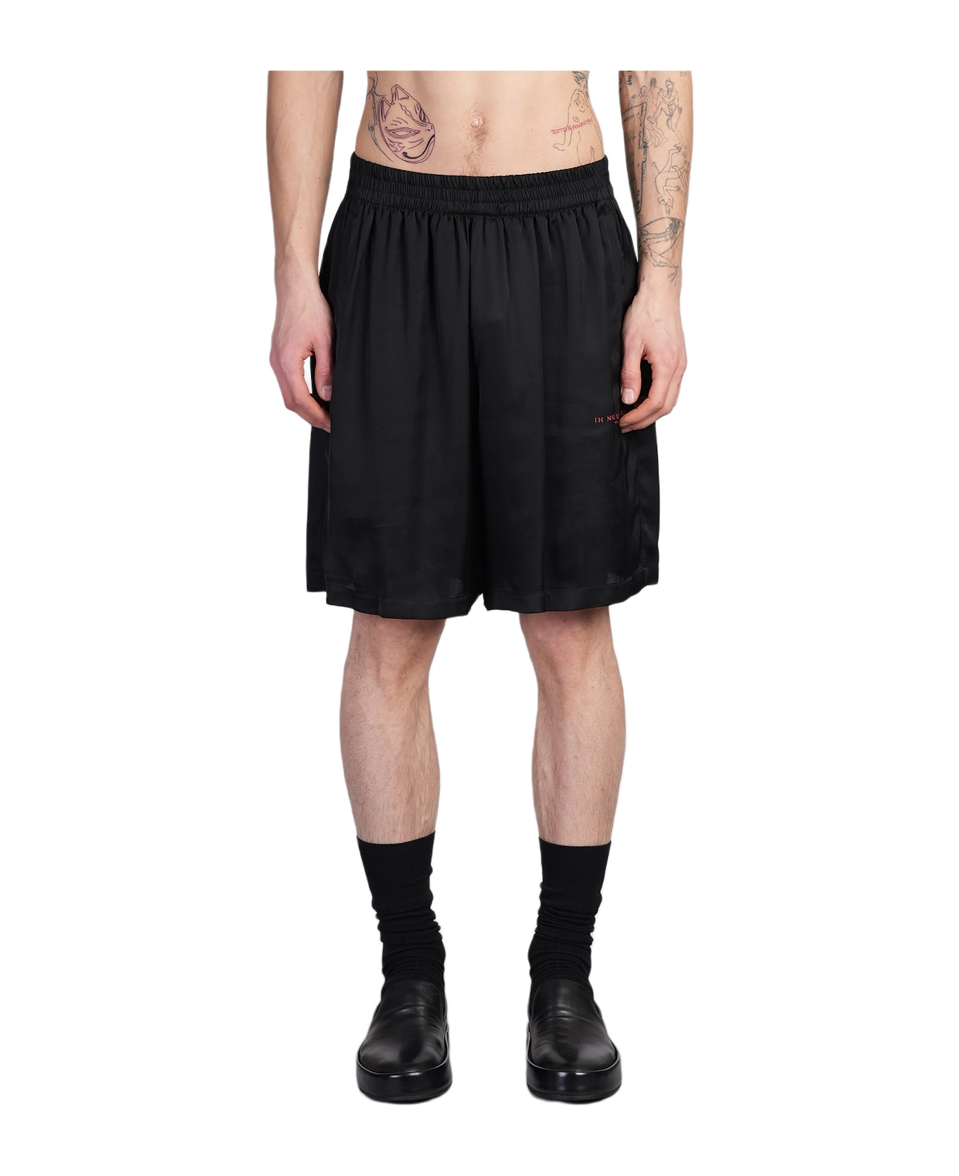 ih nom uh nit Shorts In Black Viscose - black