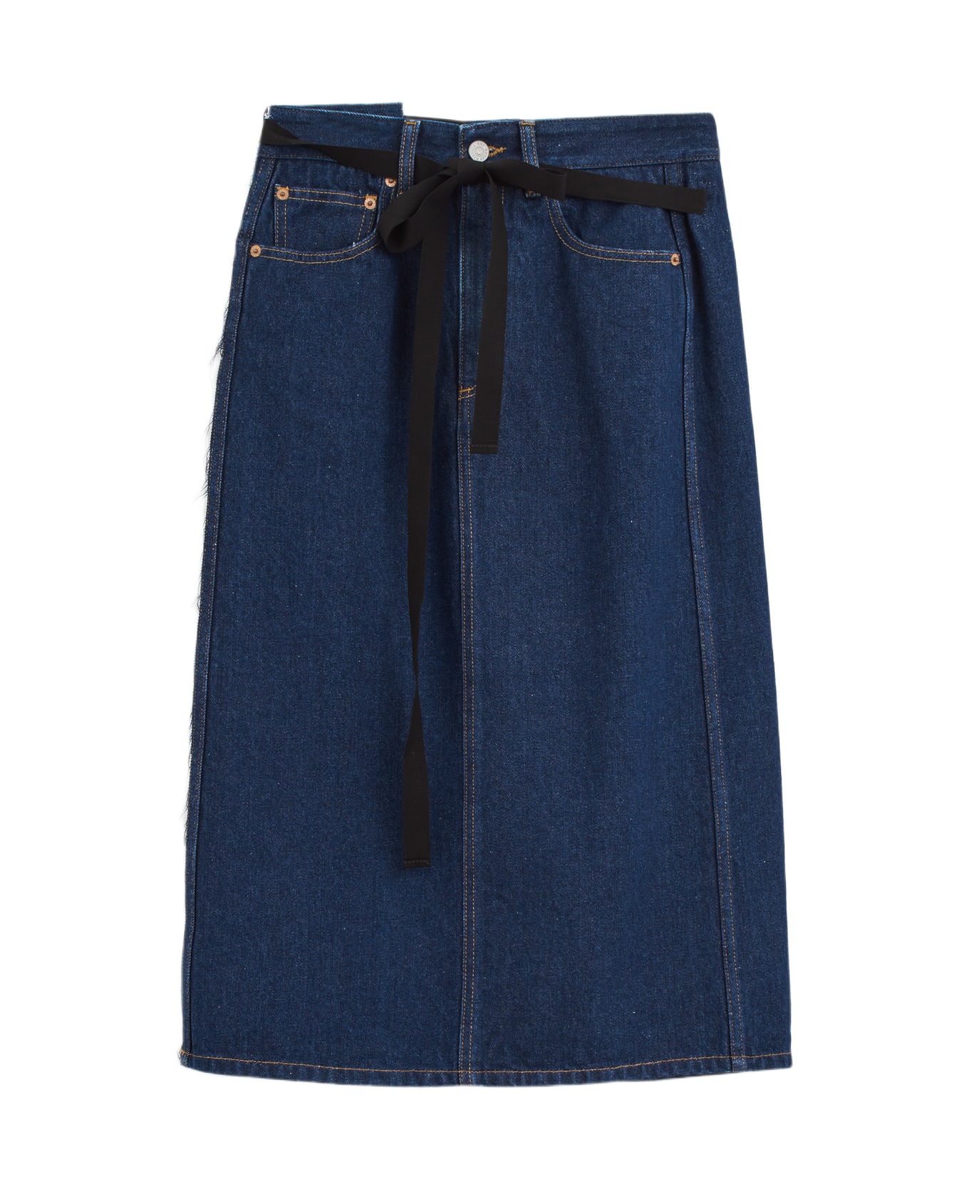 MM6 Maison Margiela Midi Skirt - blue スカート