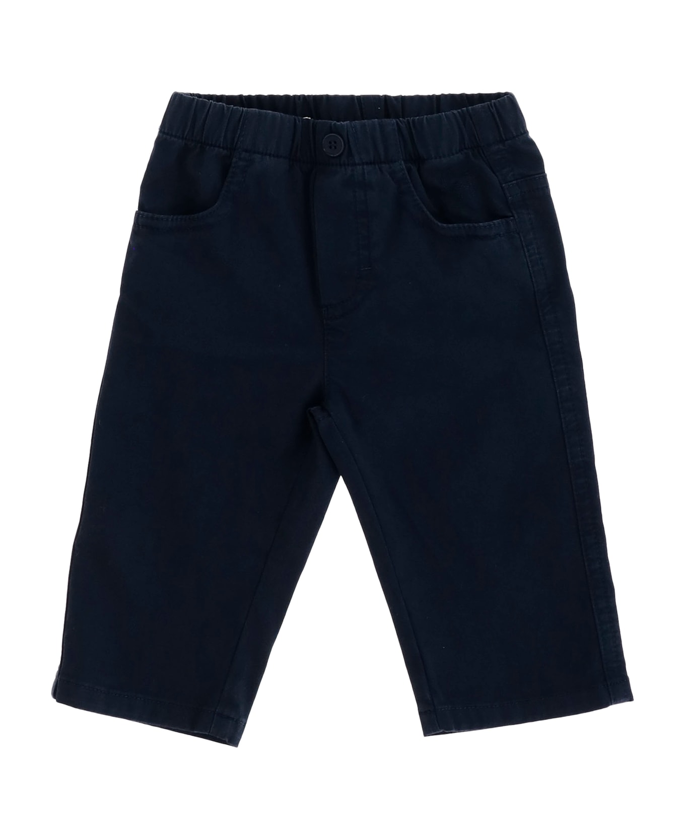 Il Gufo Stretch Cotton Trousers - Blue