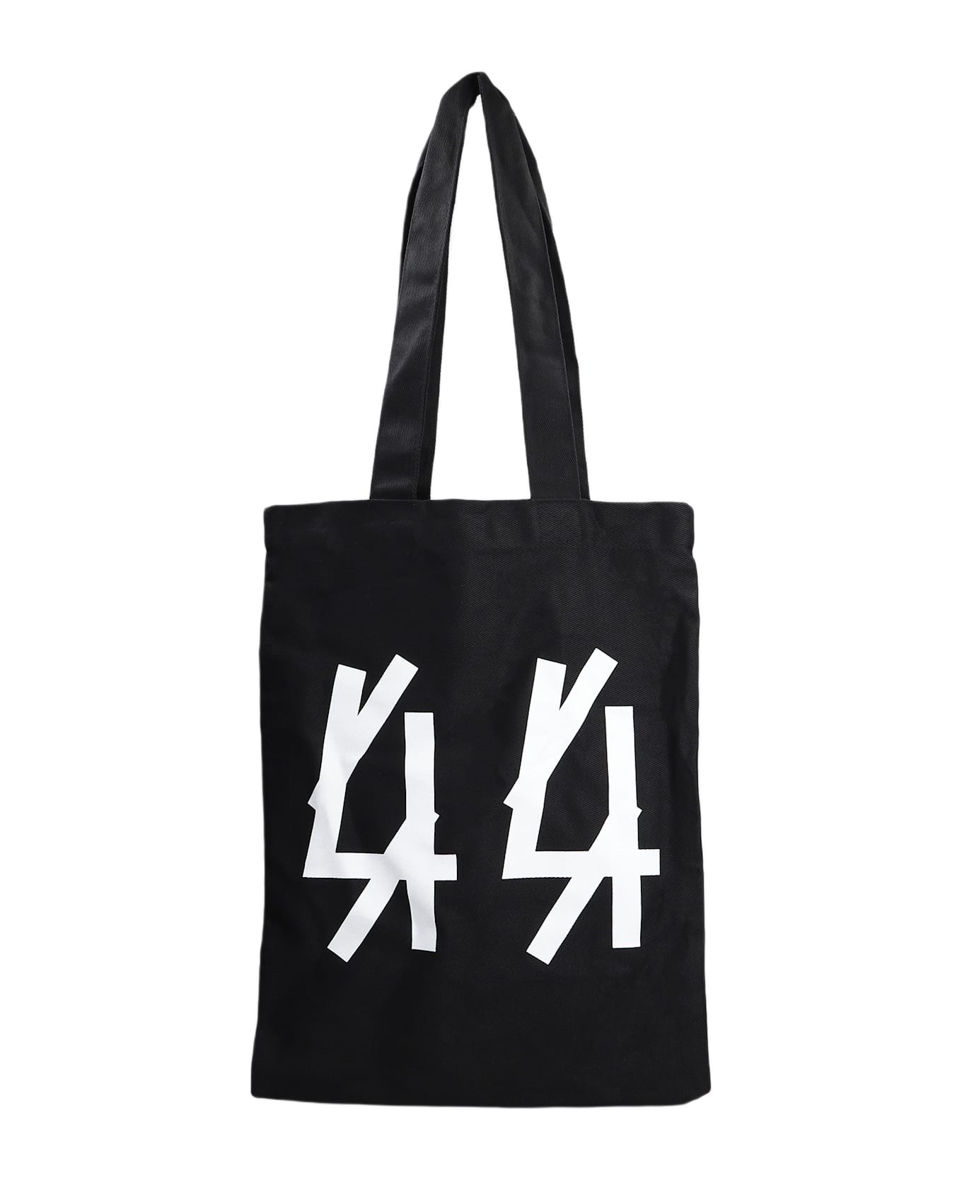 44 Label Group Tote In Black Cotton - black