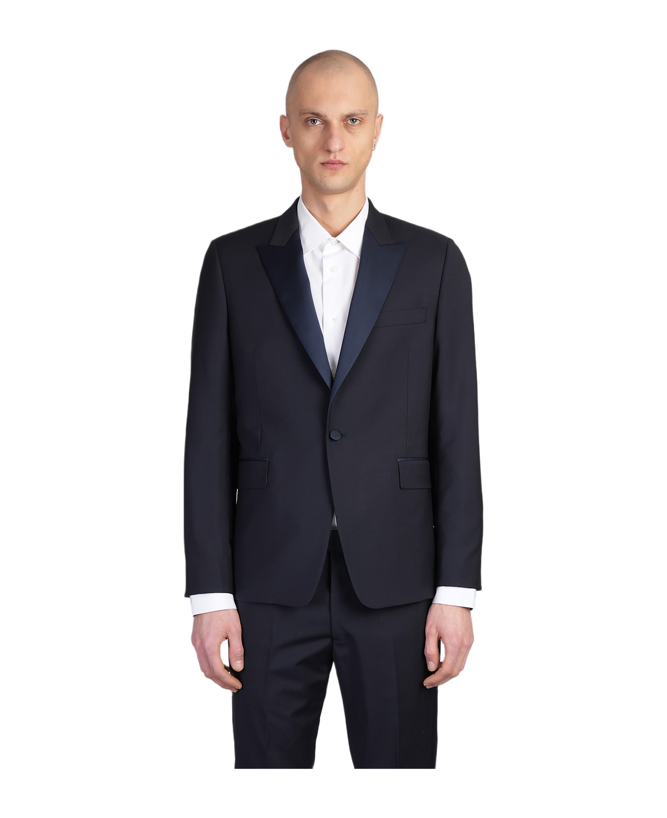 Paul Smith In Blue Wool - blue