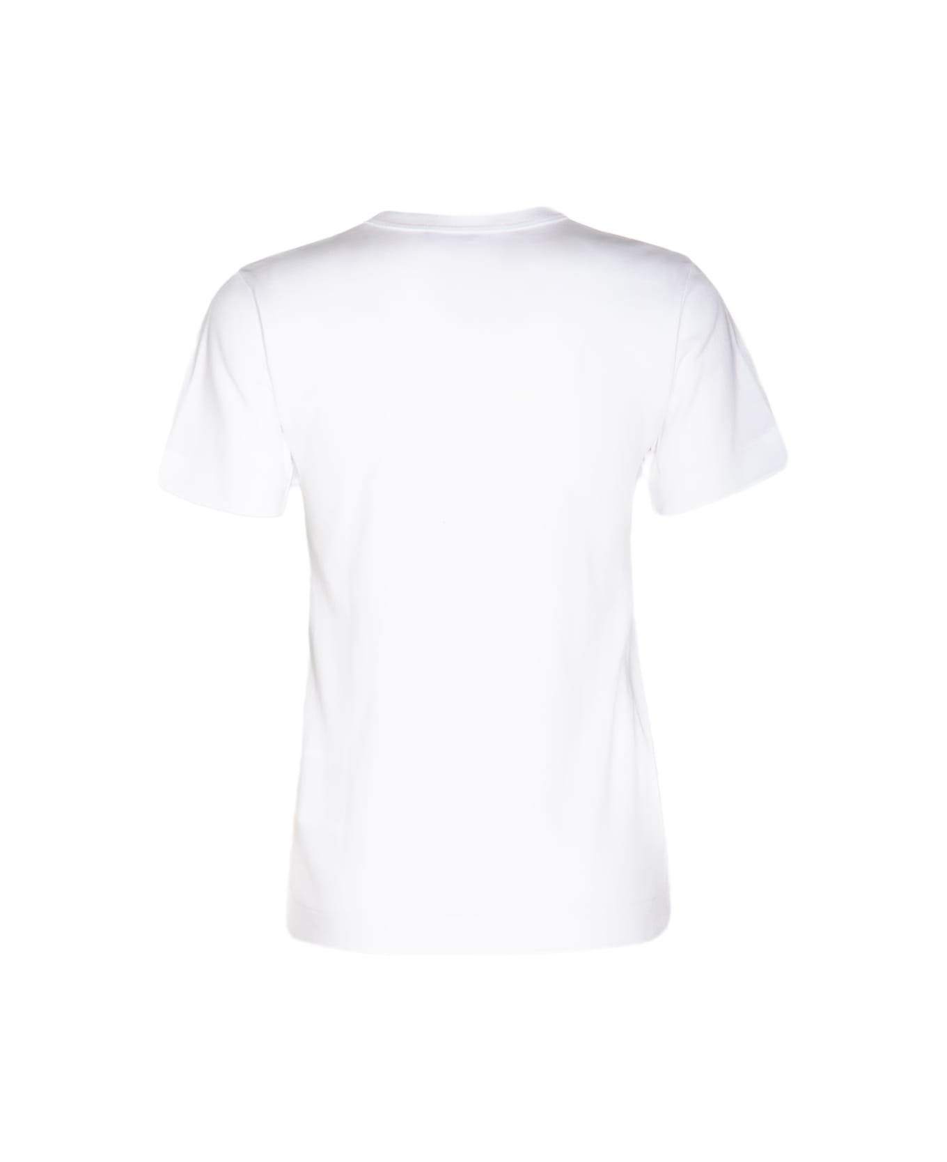 Comme des Garçons Play White Cotton T-shirt - White