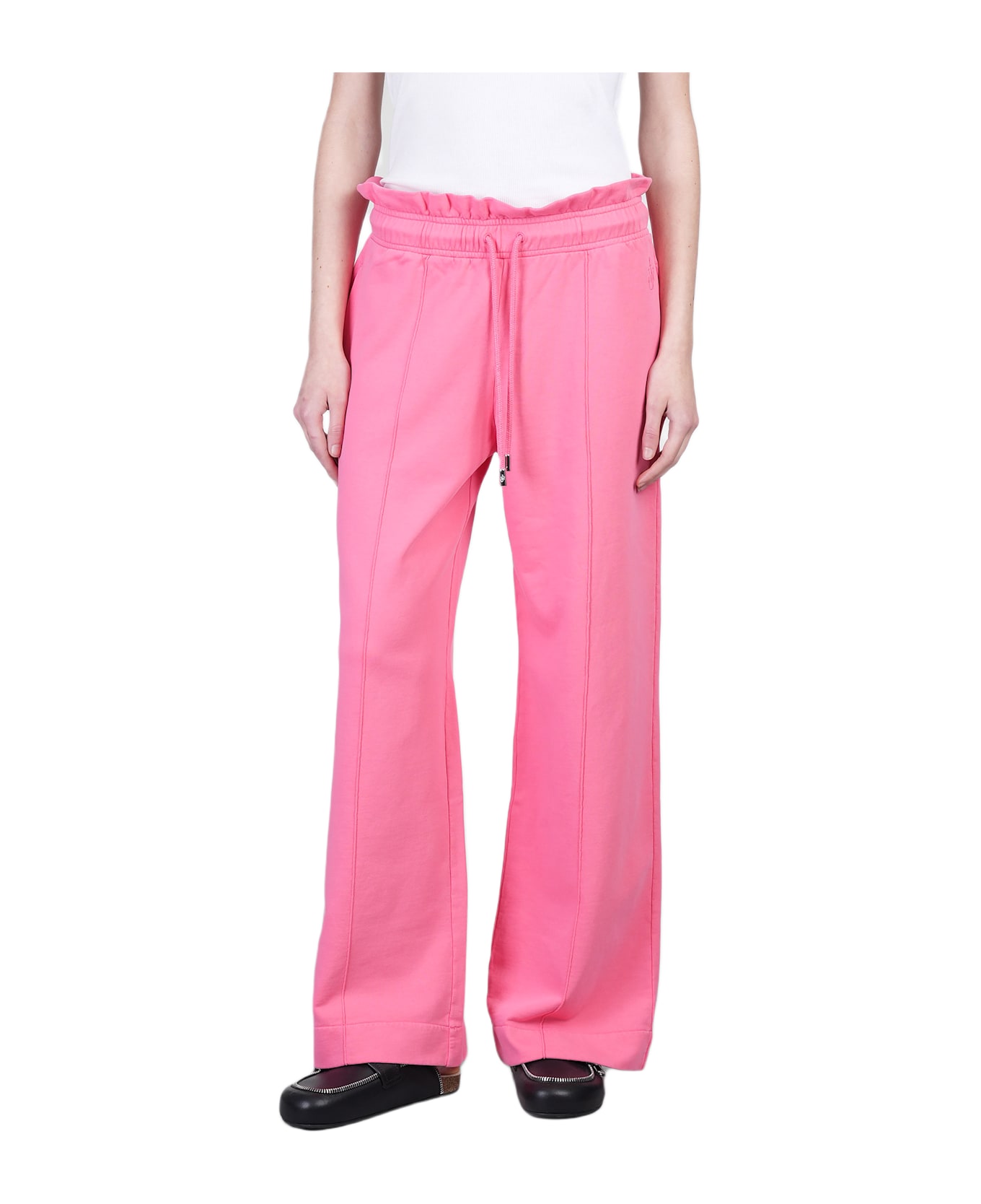 J.W. Anderson Pants In Rose-pink Cotton - rose-pink