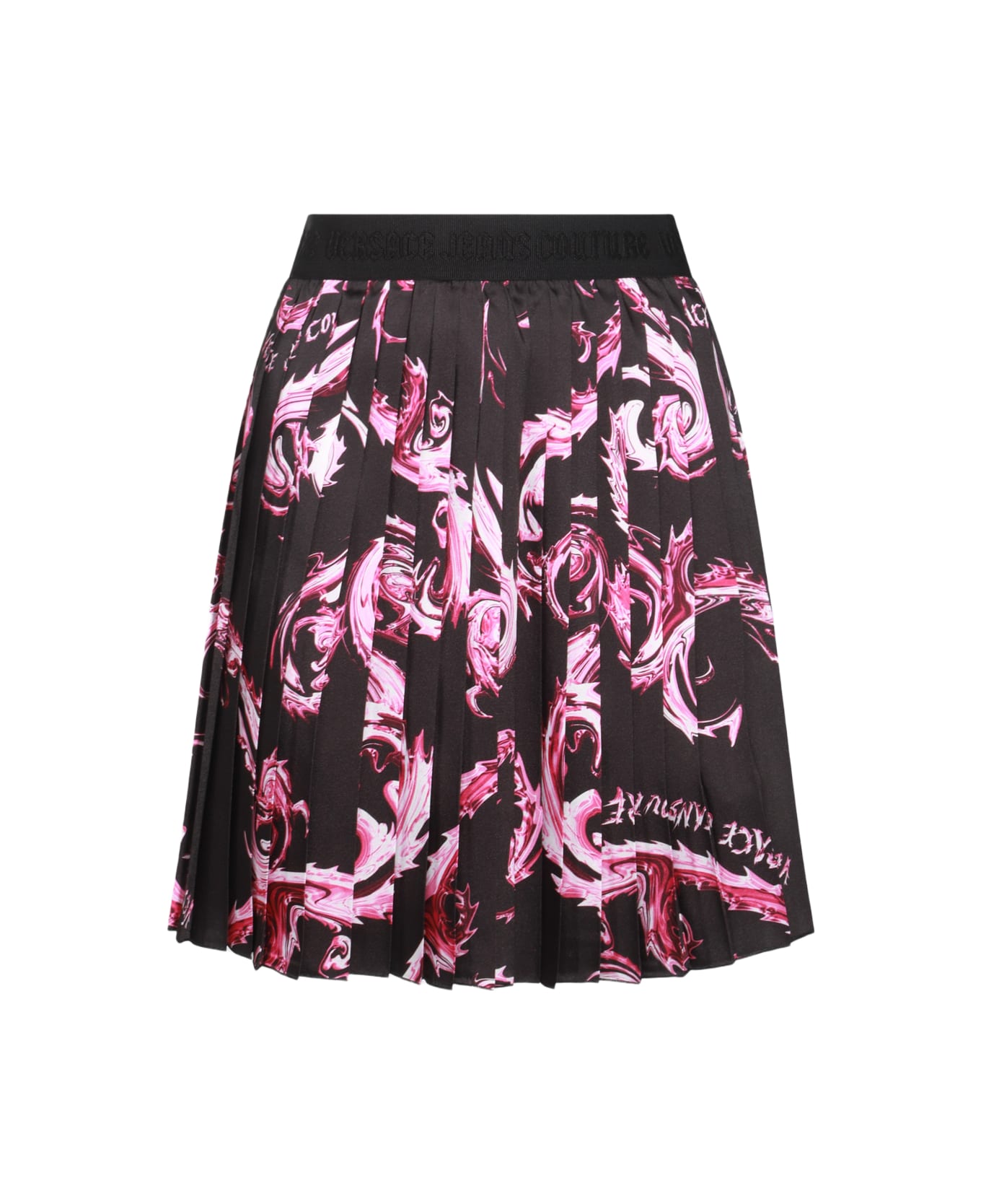 Versace Jeans Couture Black And Purple Skirt - MULTICOLOUR