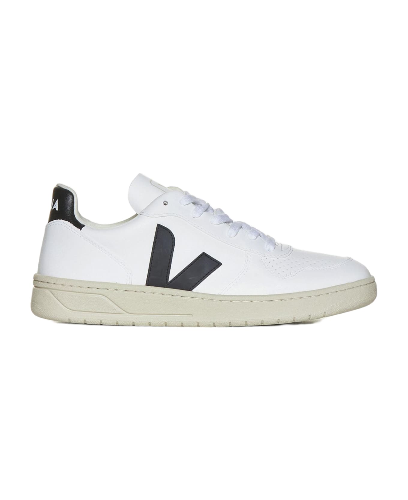 Veja V-10 Leather Sneakers - White