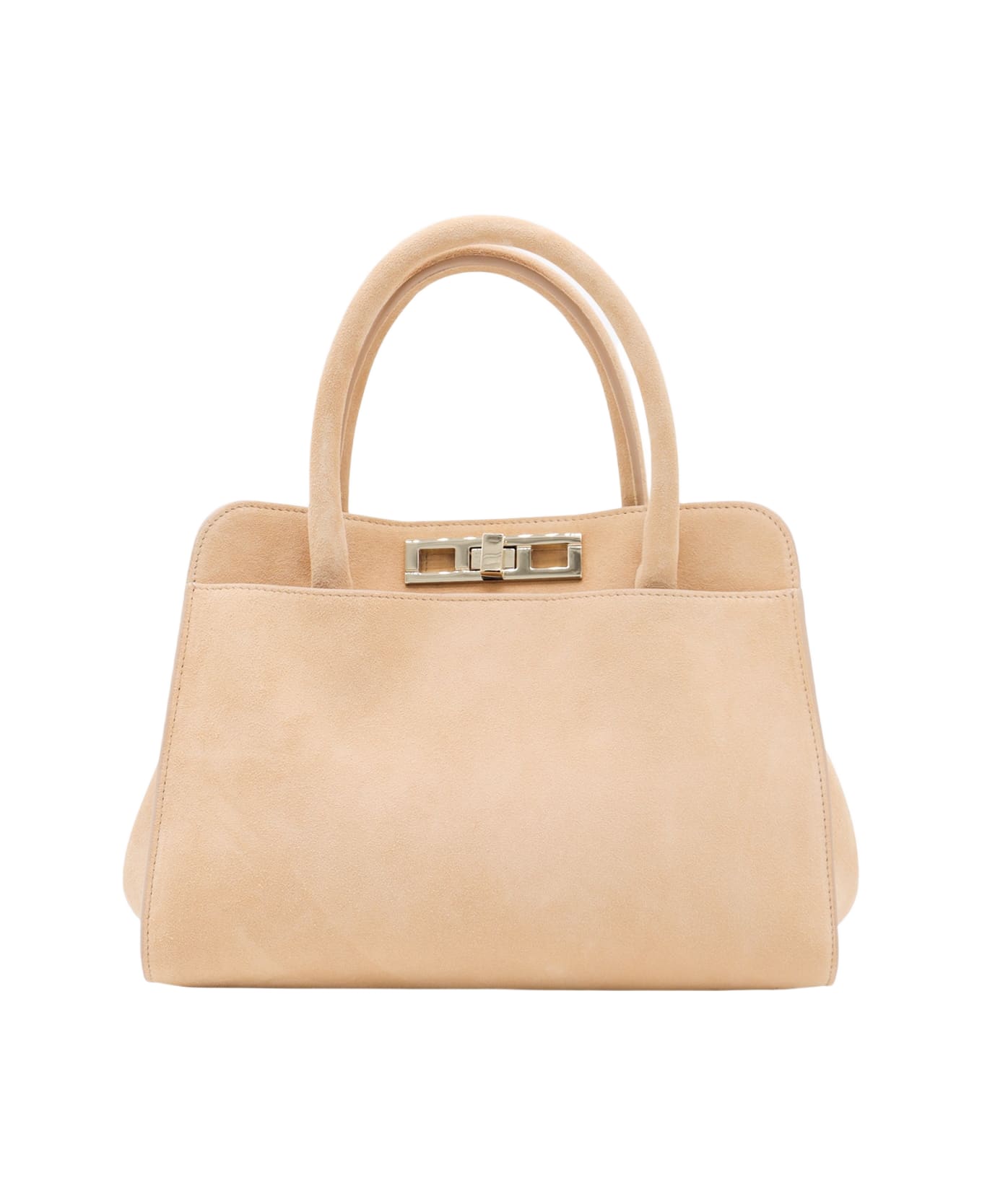 Fabiana Filippi Beige Leather Top Handle Bag - Rope