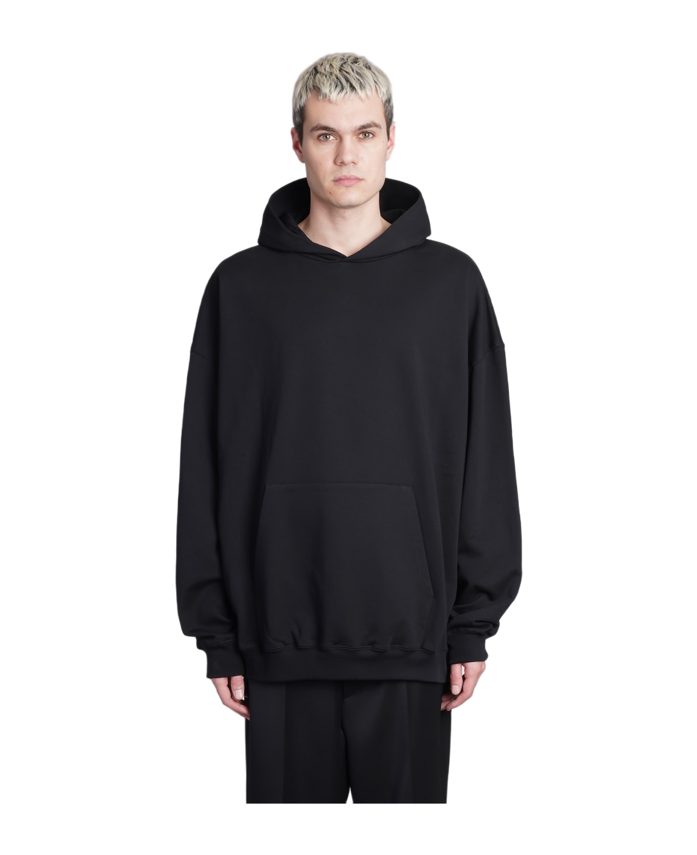 Balenciaga Sweatshirt In Black Cotton - black