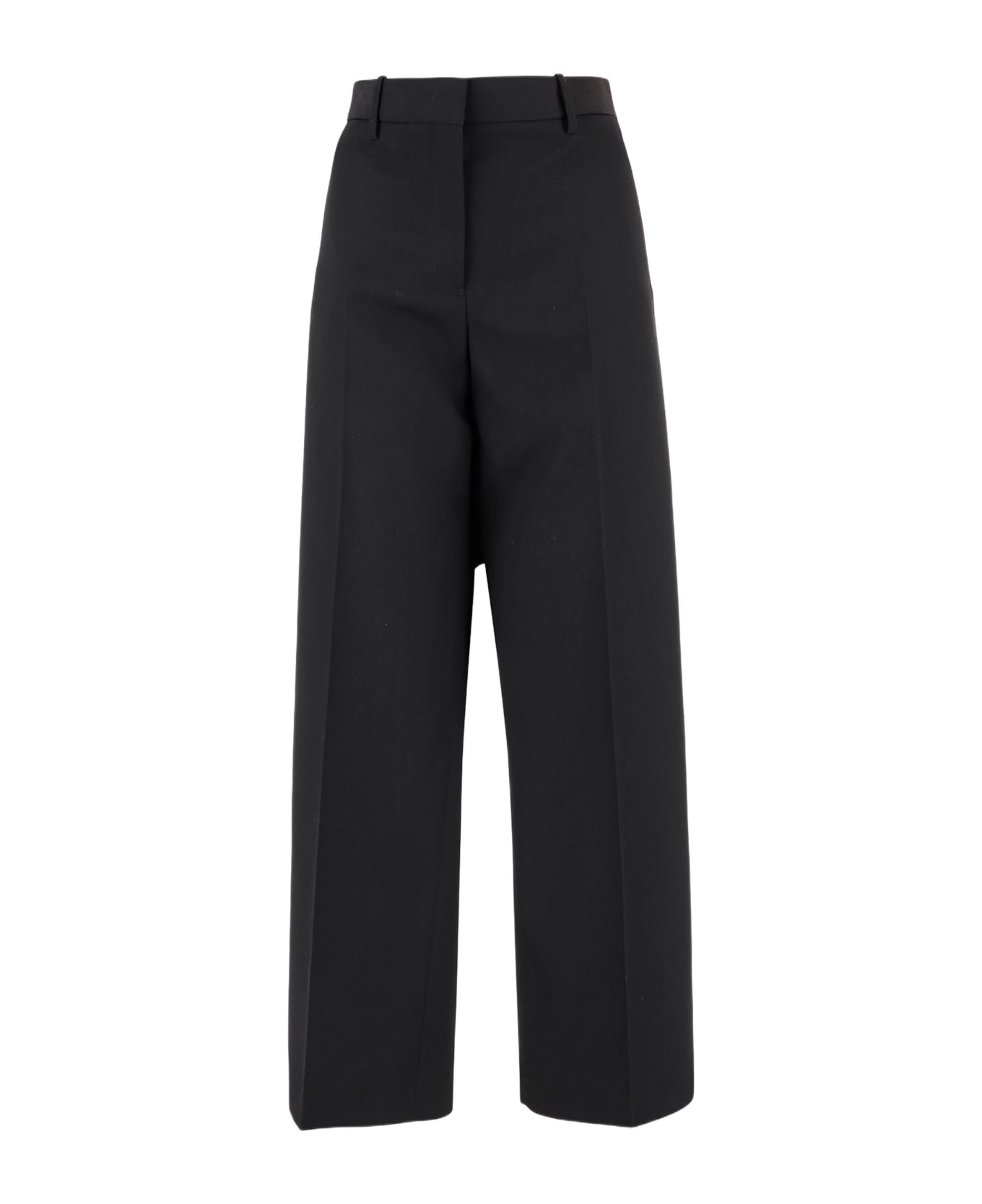 Jil Sander Wool Trousers - Black