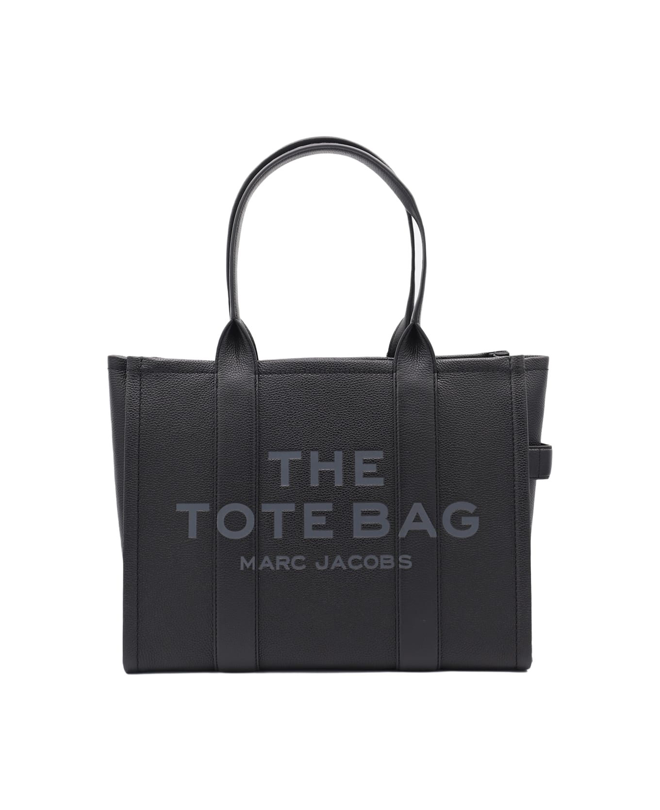 Marc Jacobs Black Leather The Large Tote Bag - Black