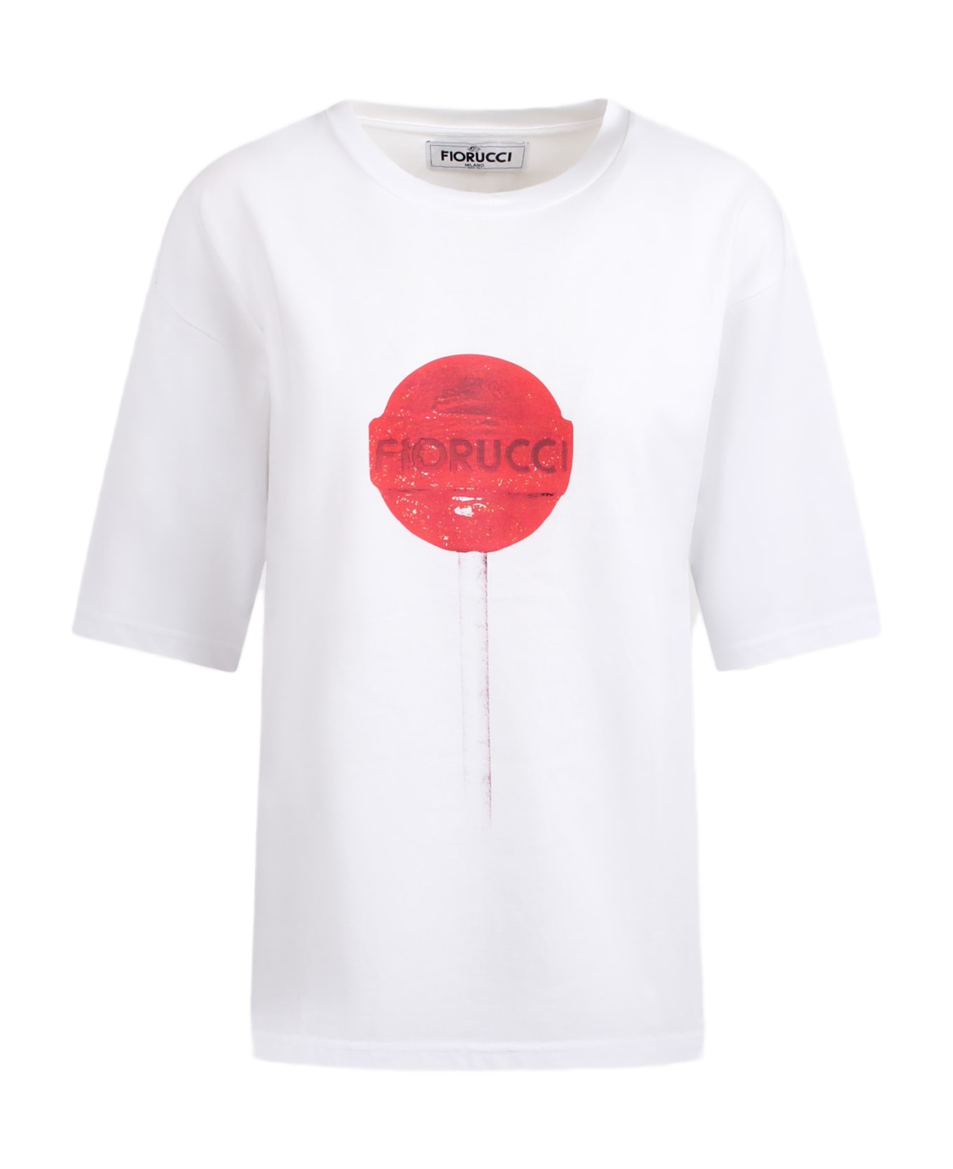 Fiorucci T-shirt With Lollipop Print