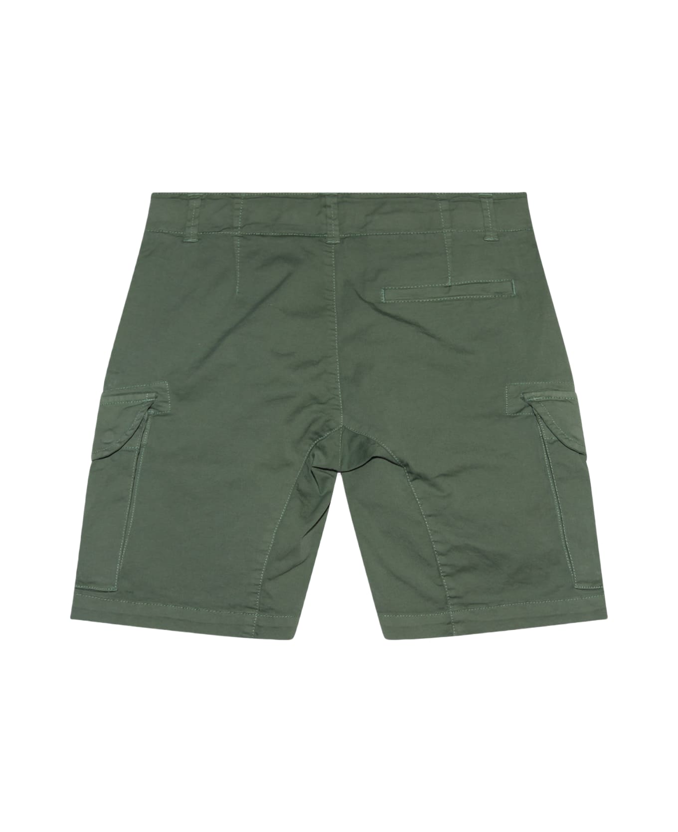C.P. Company Green Cotton Shorts - Green