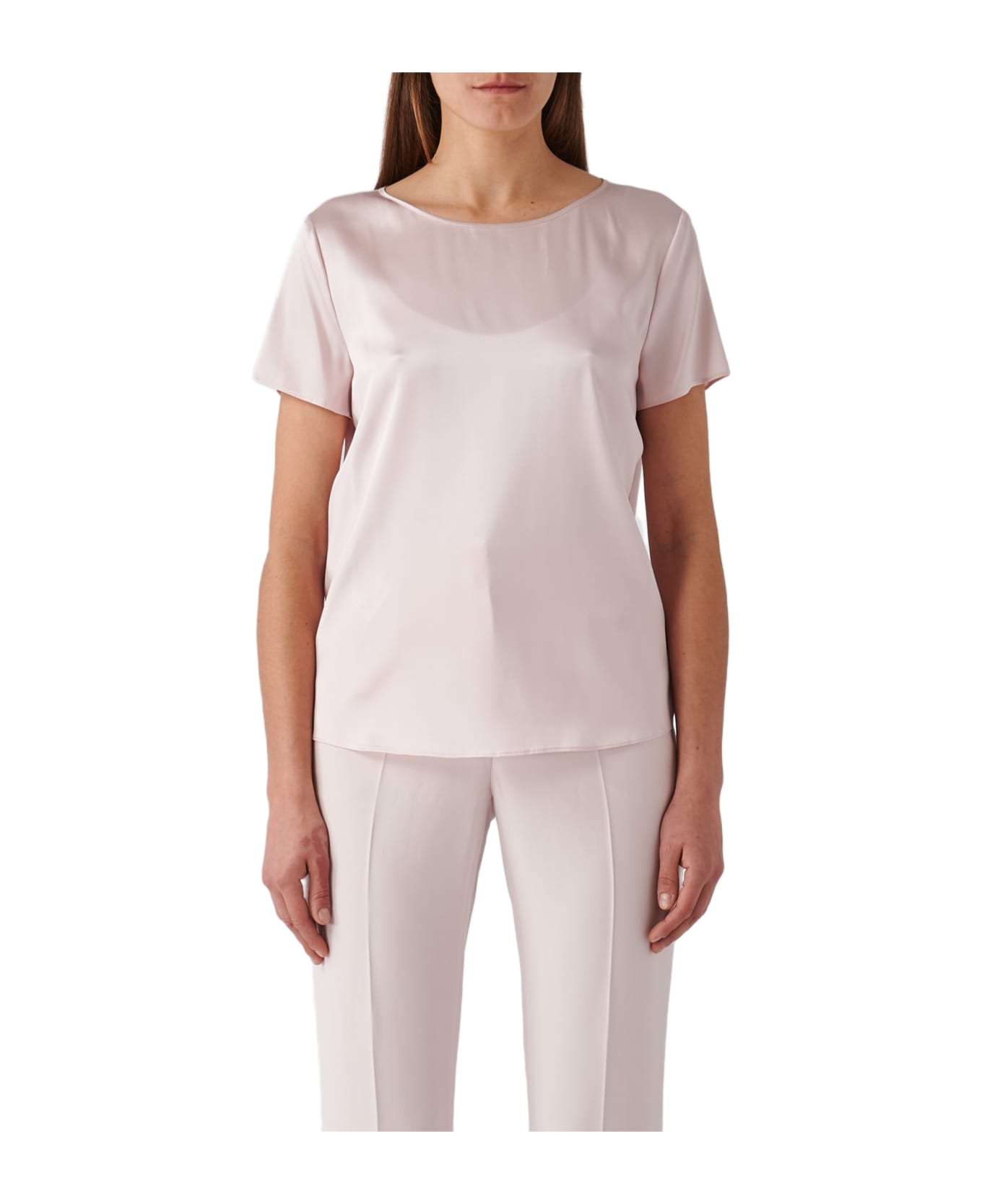 Emporio Armani Silk Top-wear - ROSA