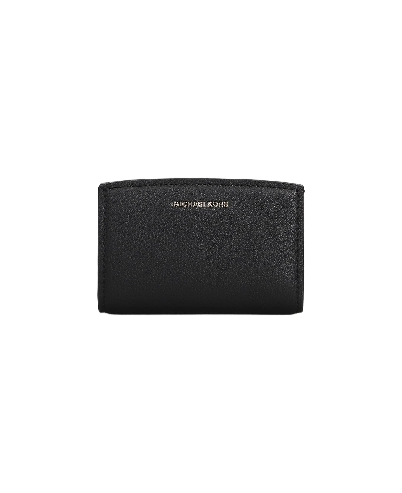 Michael Kors Bryant Wallet In Black Leather - black