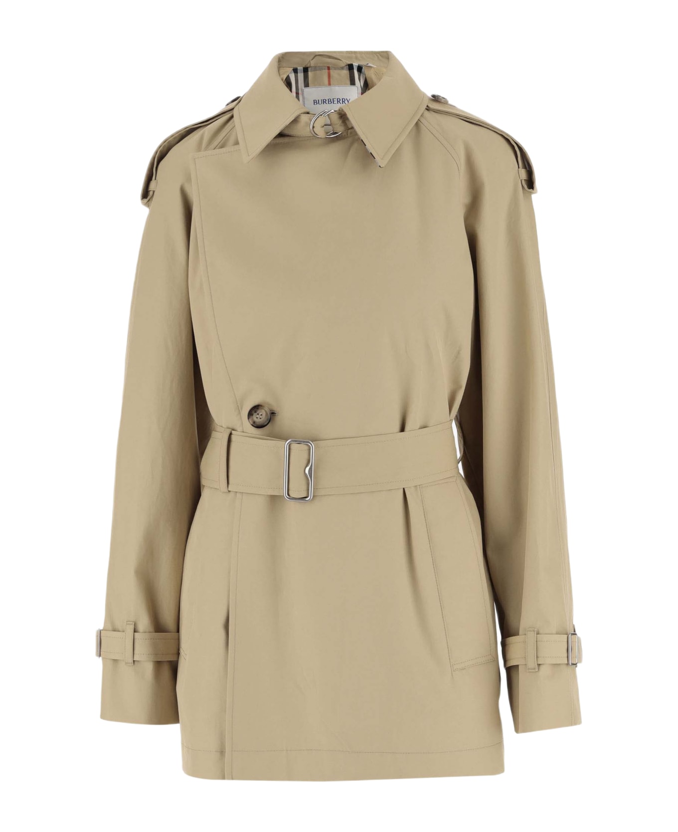 Burberry Belted Waist Trench Coat - Beige