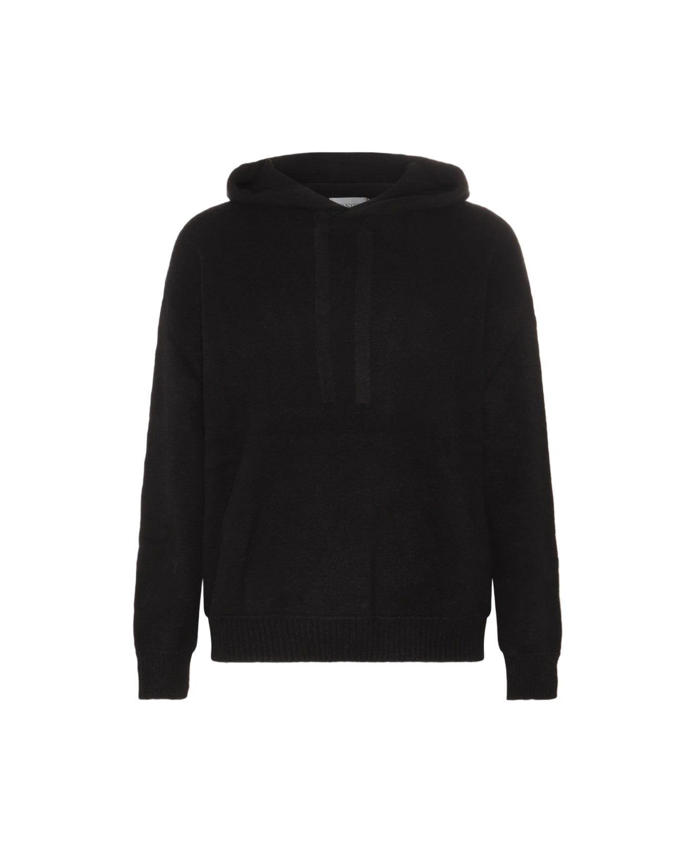 Laneus Black Cashmere And Silk Blend Sweater - Black