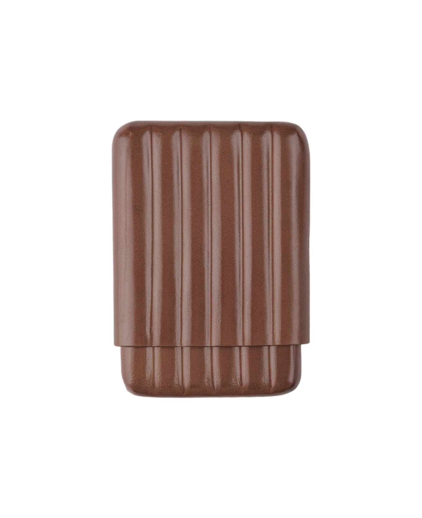 Larusmiani Cigarette Case Cover Reyes Del Morro  - SaddleBrown