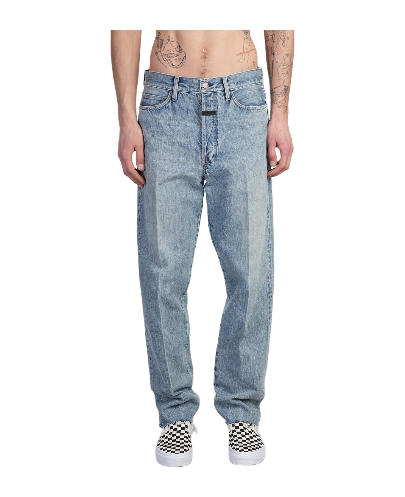 Fear of God Jeans In Blue Cotton - blue