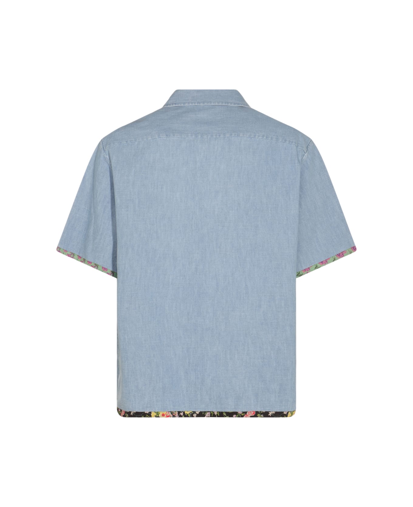 Valentino Light Blue Cotton Shirt - Blue