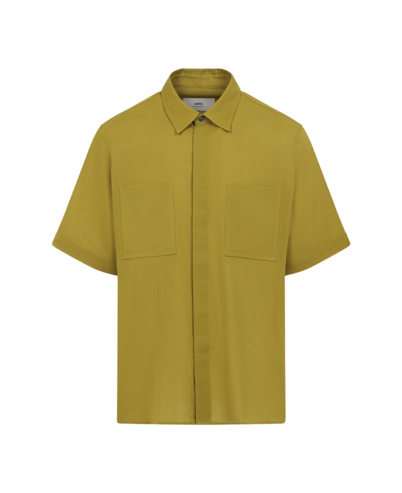 Ami Alexandre Mattiussi Classic Shortsleeve Classic Shirt - Lichen