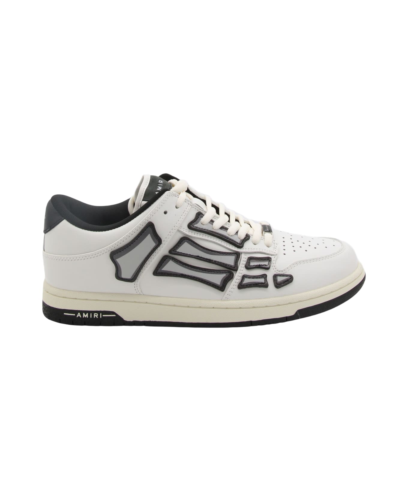 AMIRI White And Black Leather Sneakers - White スニーカー