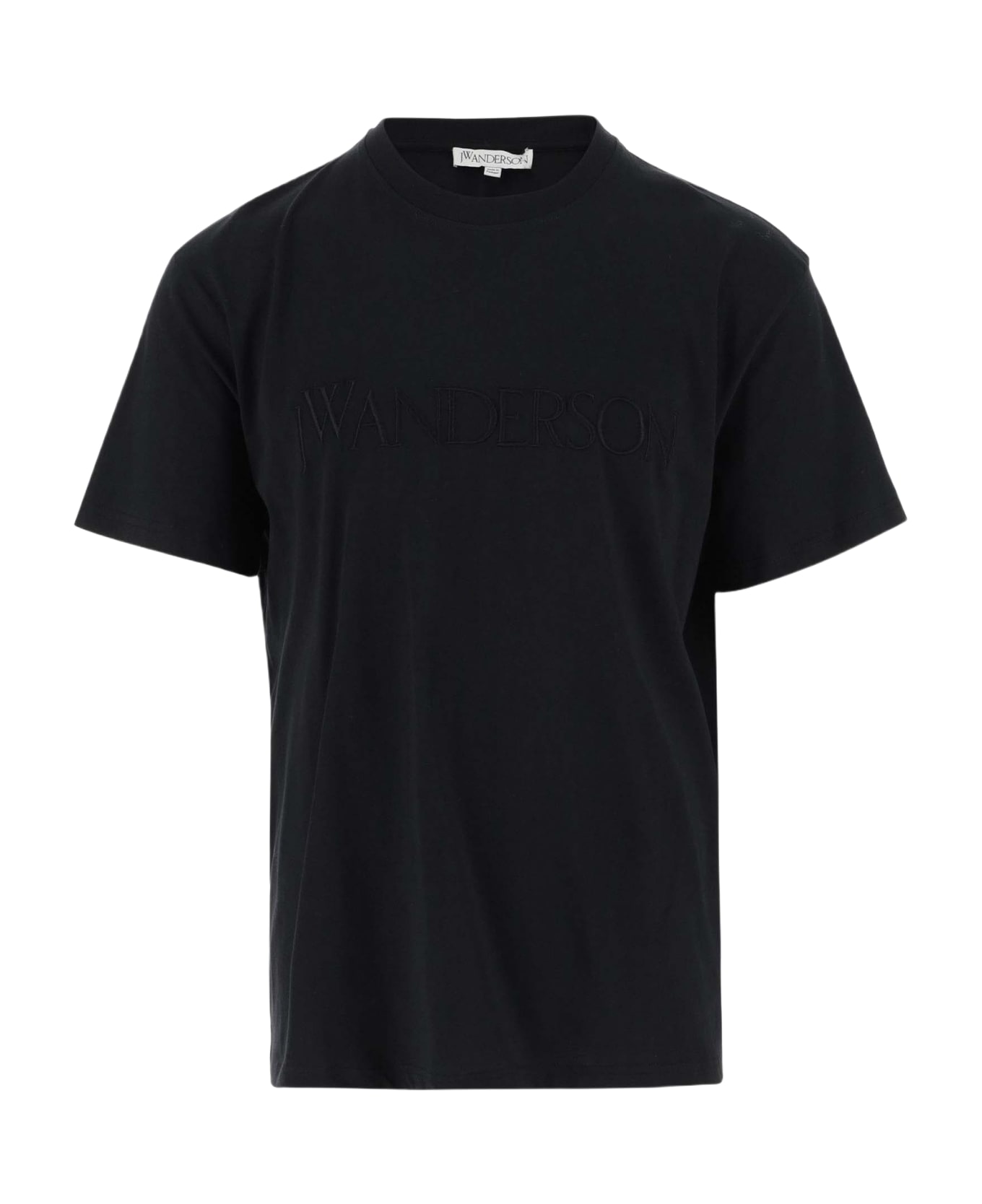 J.W. Anderson Cotton T-shirt With Logo - BLACK