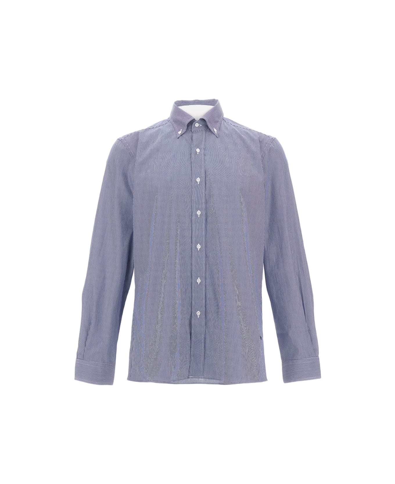Fay Camicia New Collo Button Down - Blue シャツ